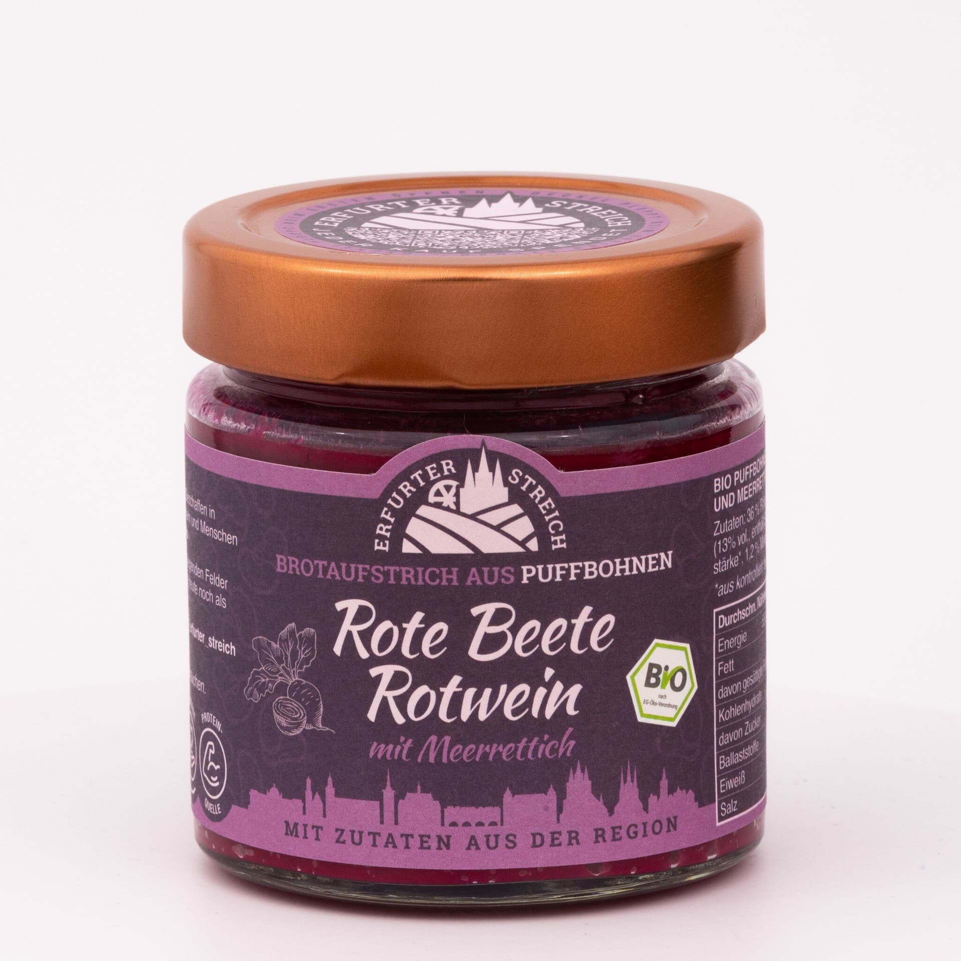 Erfurter Streich Rote Beete Rotwein mit Meerrettich