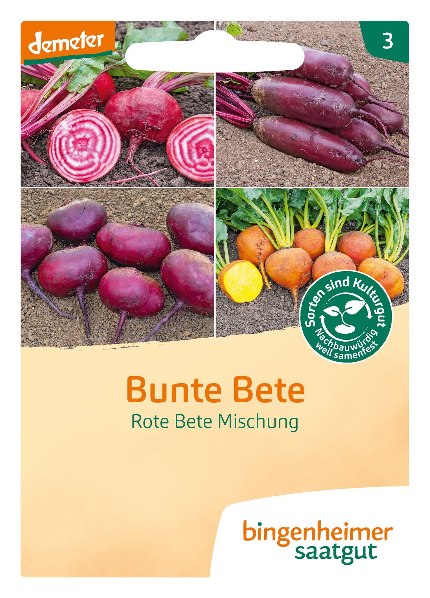 Bingenheimer Saatgut Rote Bete Mischung (Salatsamen)