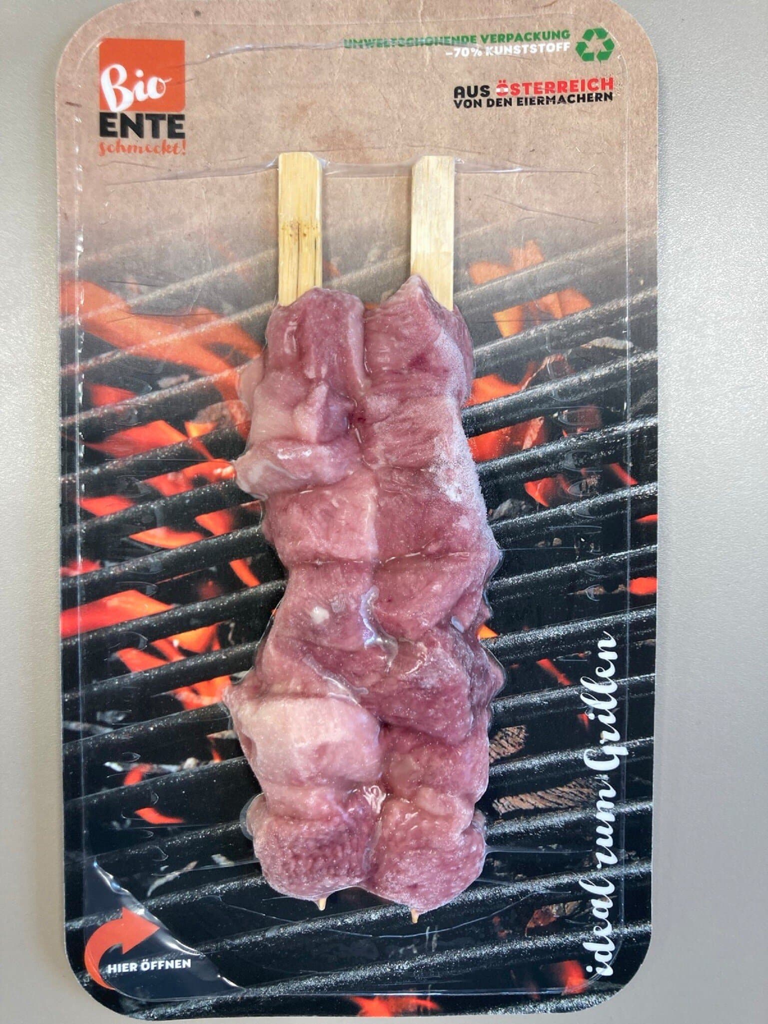 Die Eiermacher Entenbrustfilet Spieße