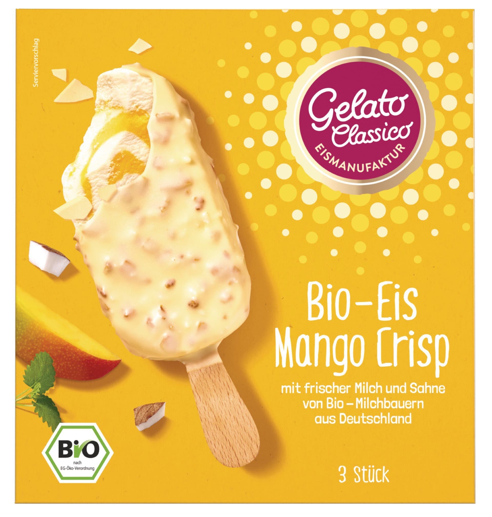 Gelato Classico Mango Crisp (TK) am Stiel
