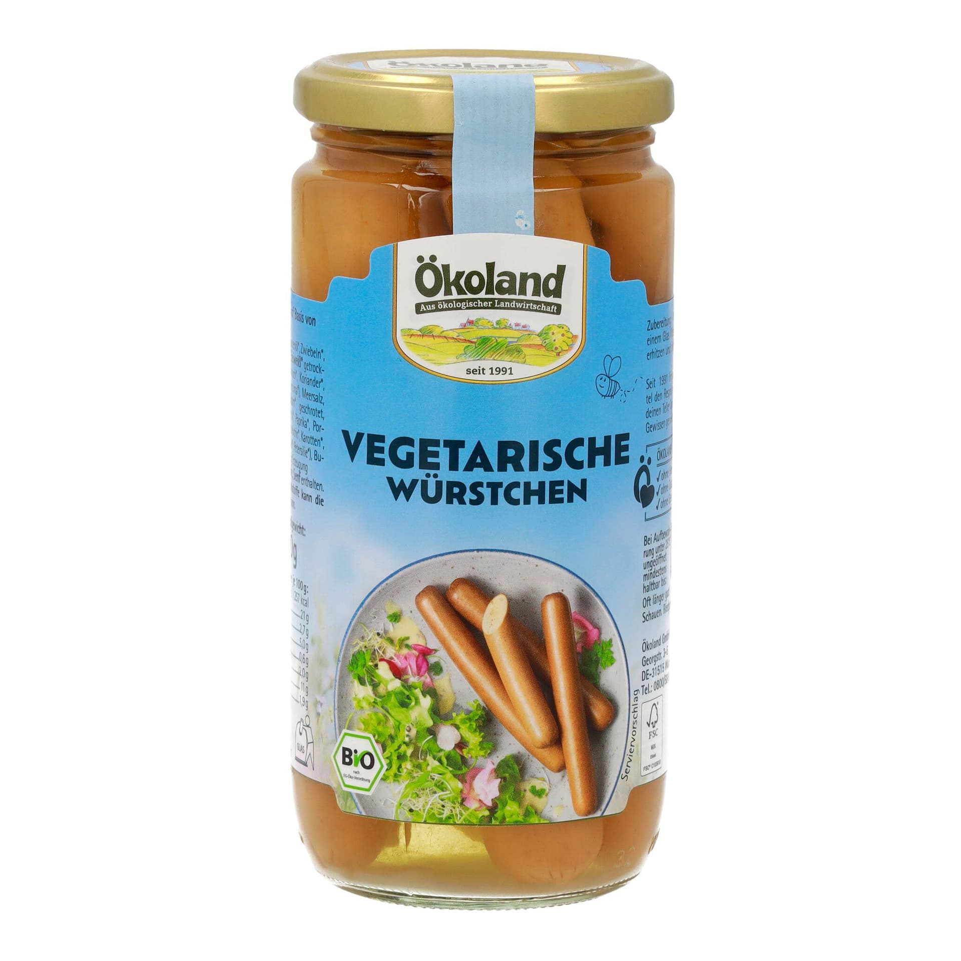 Ökoland Vegetarische Würstchen