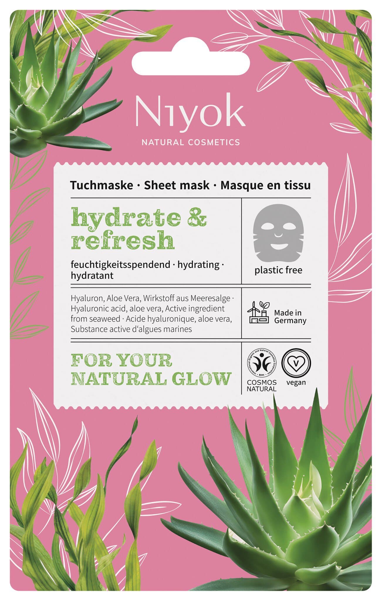 Niyok Tuchmaske Hydrate & Refresh