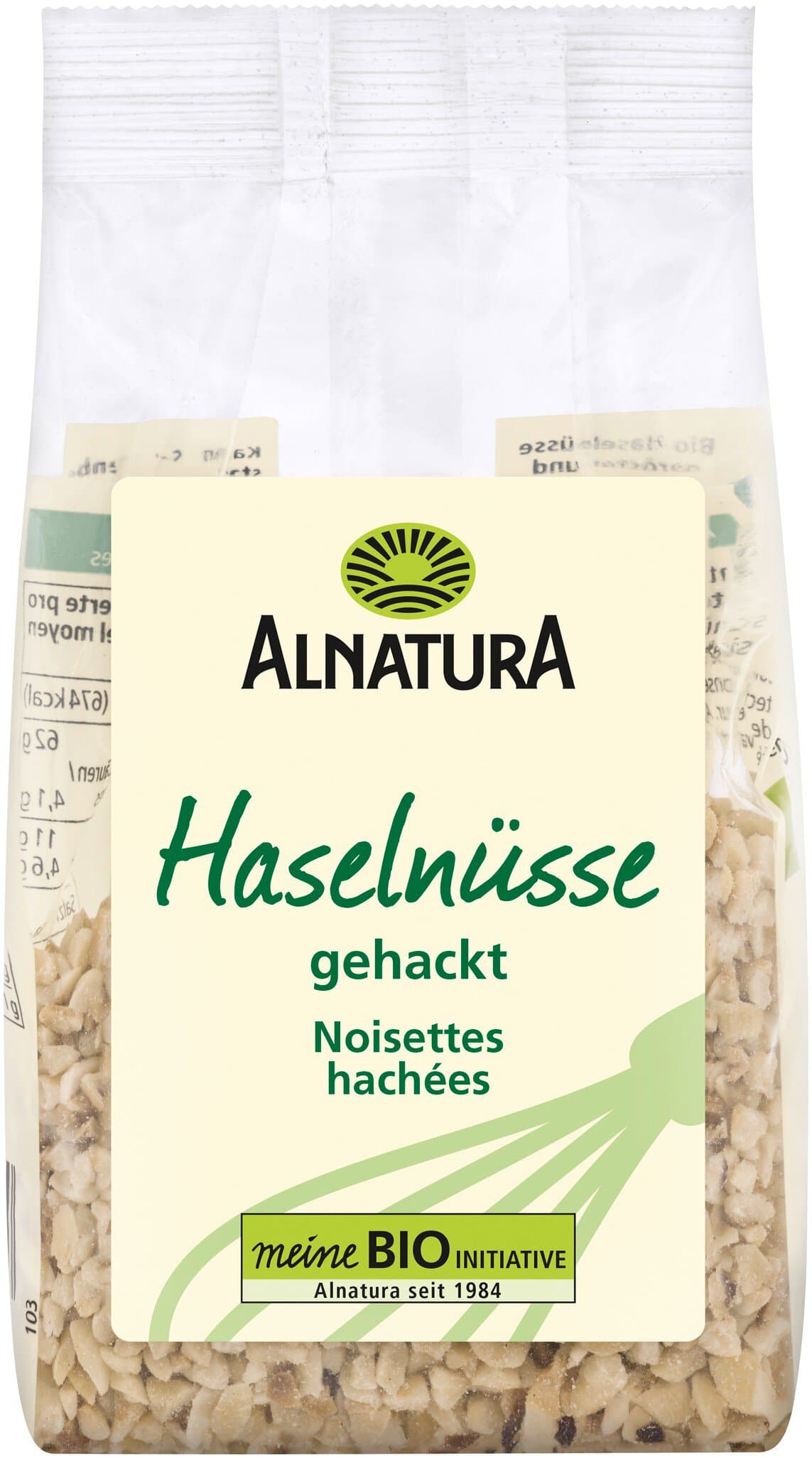 Alnatura Haselnüsse gehackt