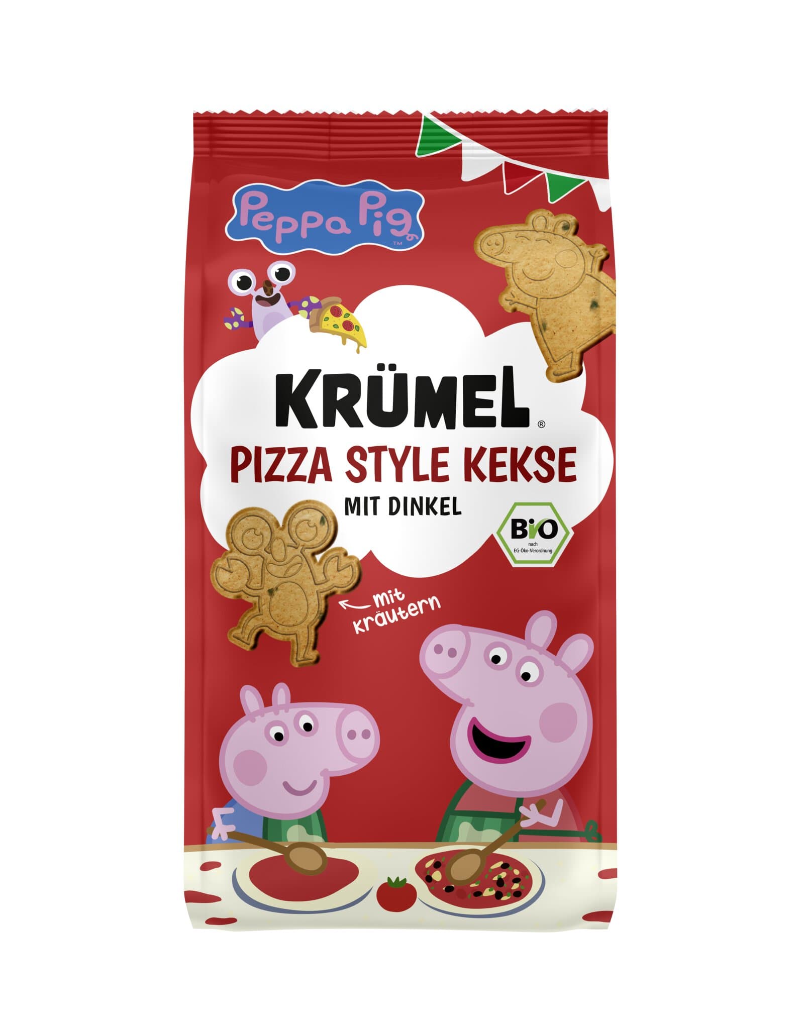 KRÜMEL Peppa x Krümel Pizza Style Kekse