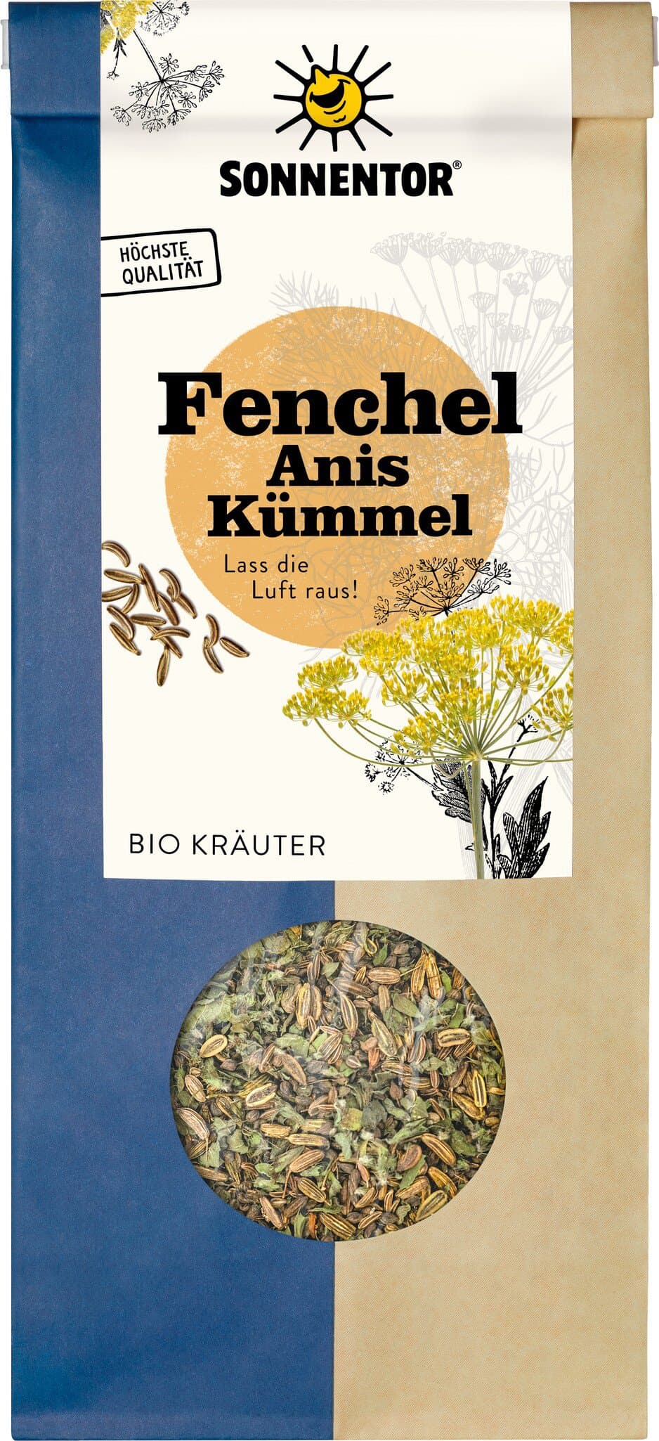 Sonnentor Fenchel-Anis-Kümmel Tee lose