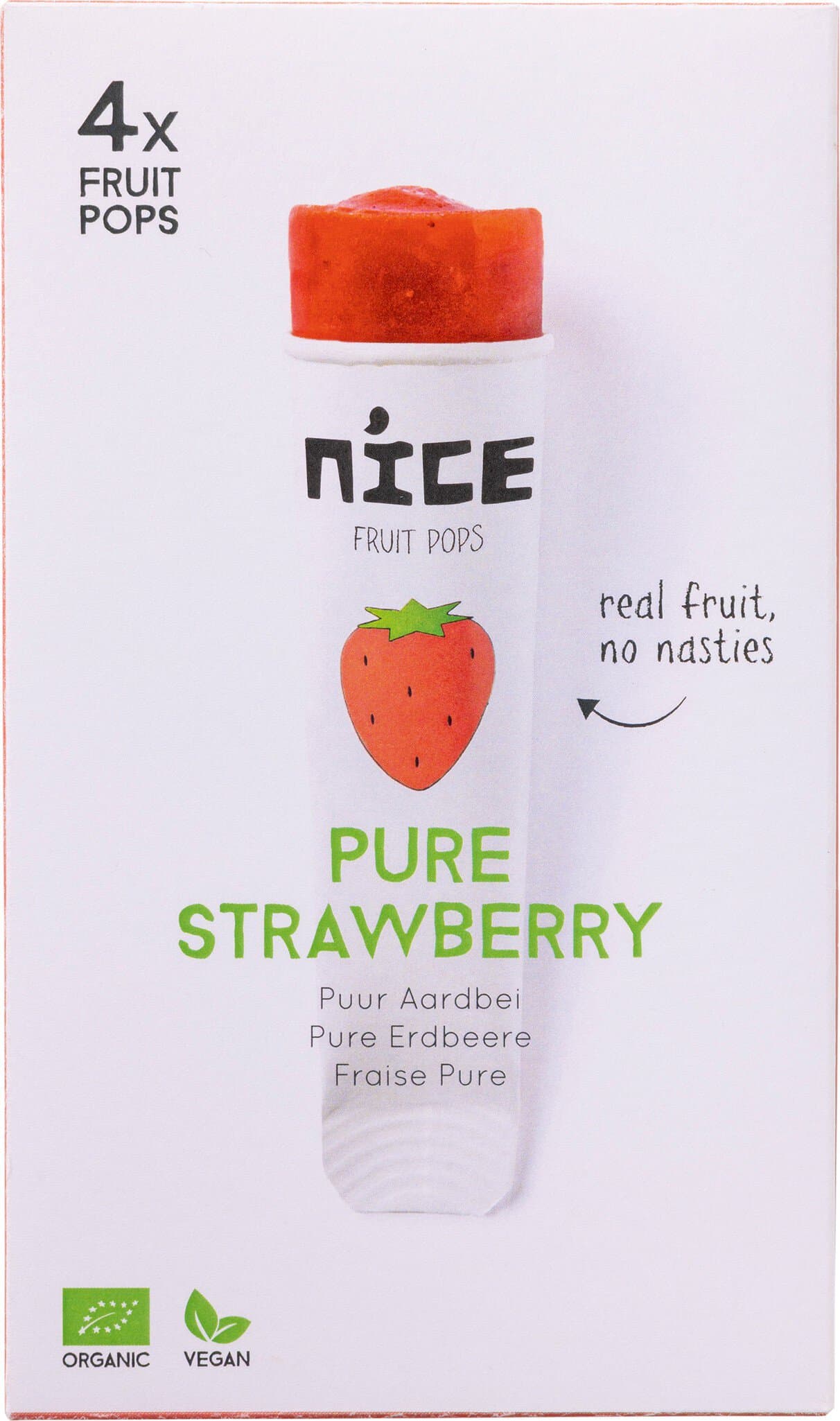 Nice Ice Multipack Quetschtüte Erdbeere (TK)