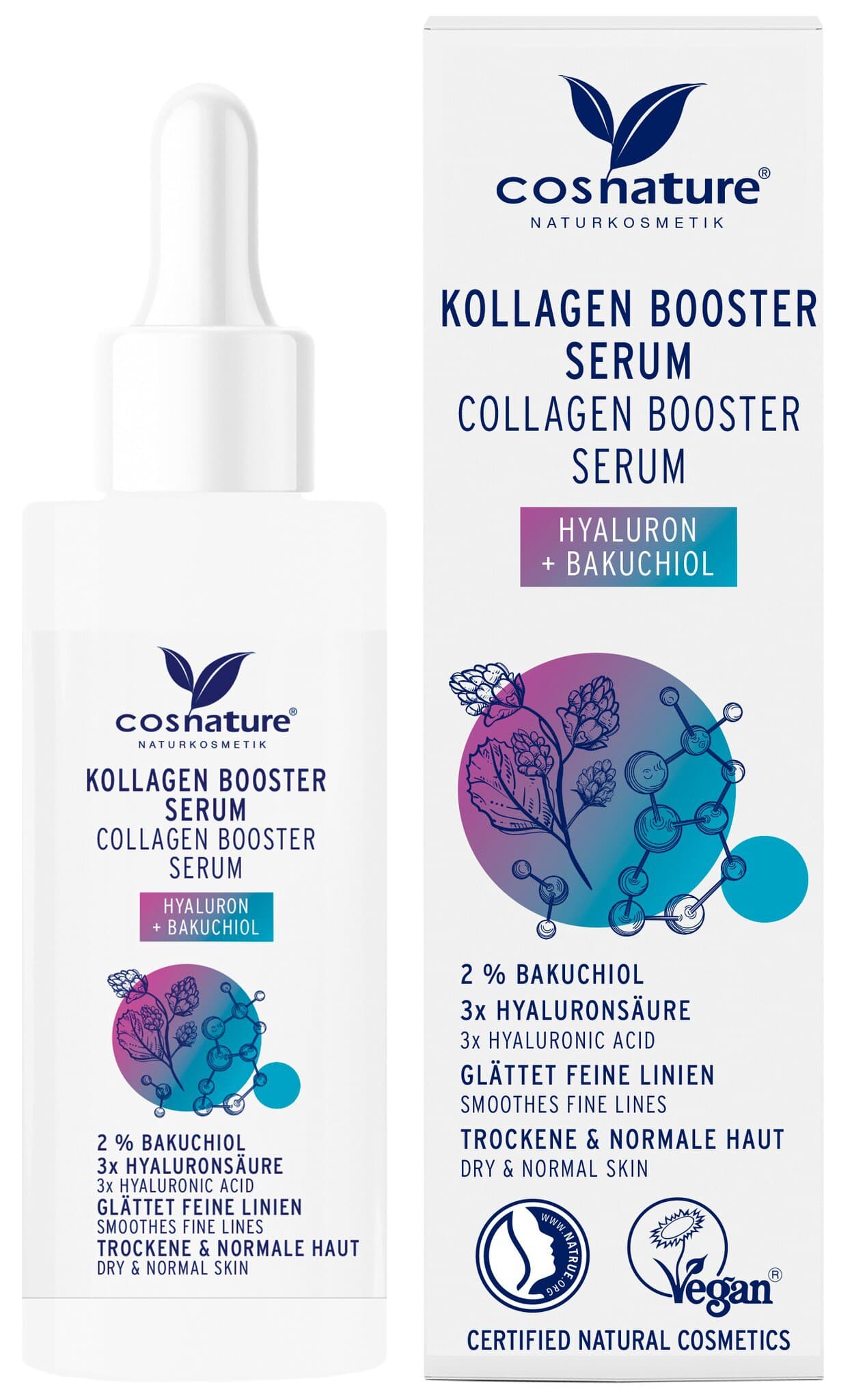 cosnature Kollagen Serum Hyaluron + Bakuchiol