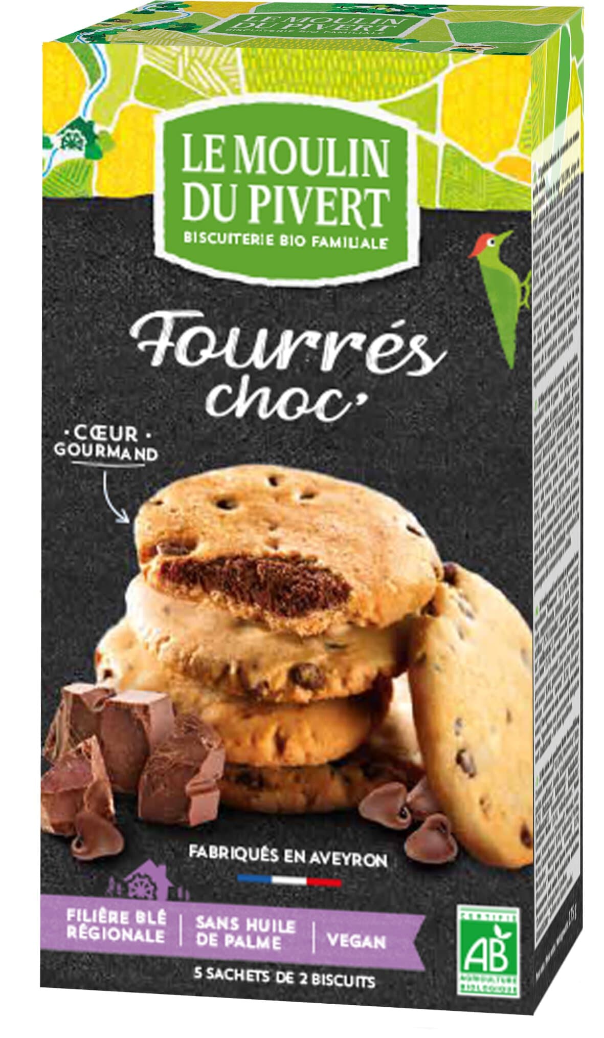 Le Moulin du Pivert Fourre Choc Kekse