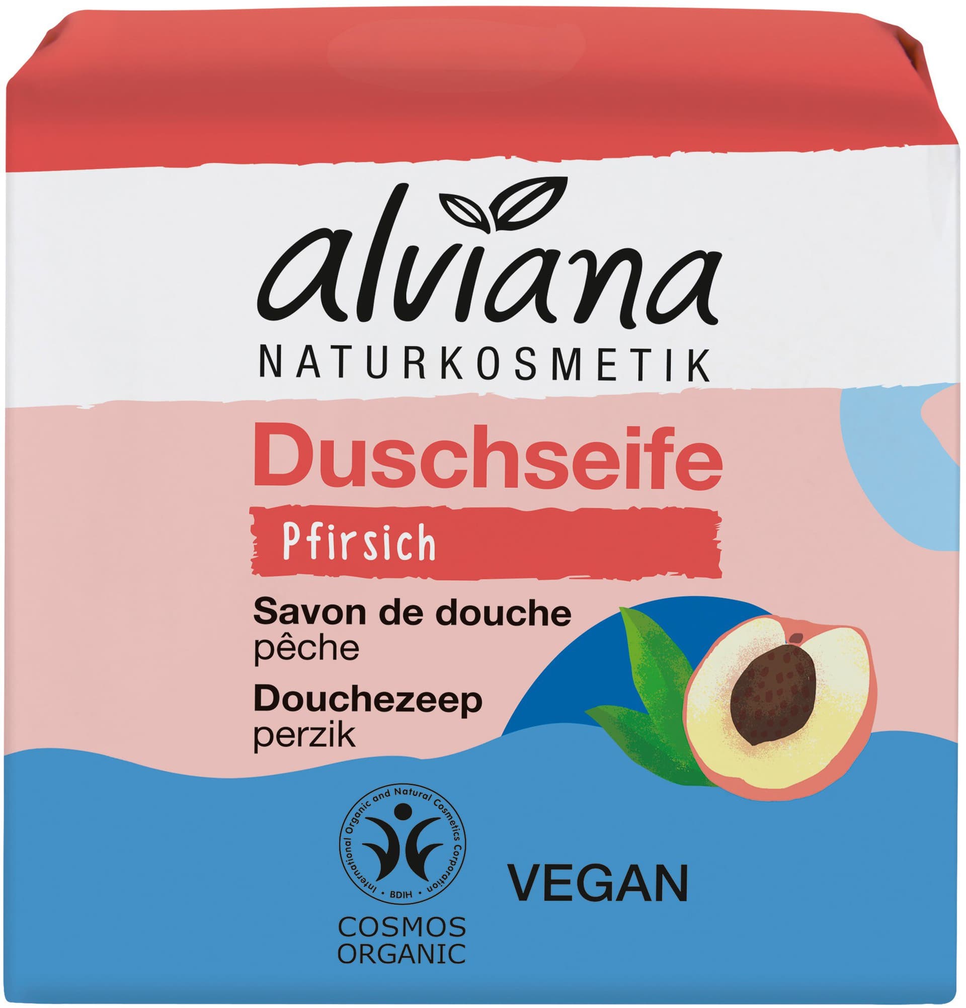 alviana Duschseife mit Pfirsich