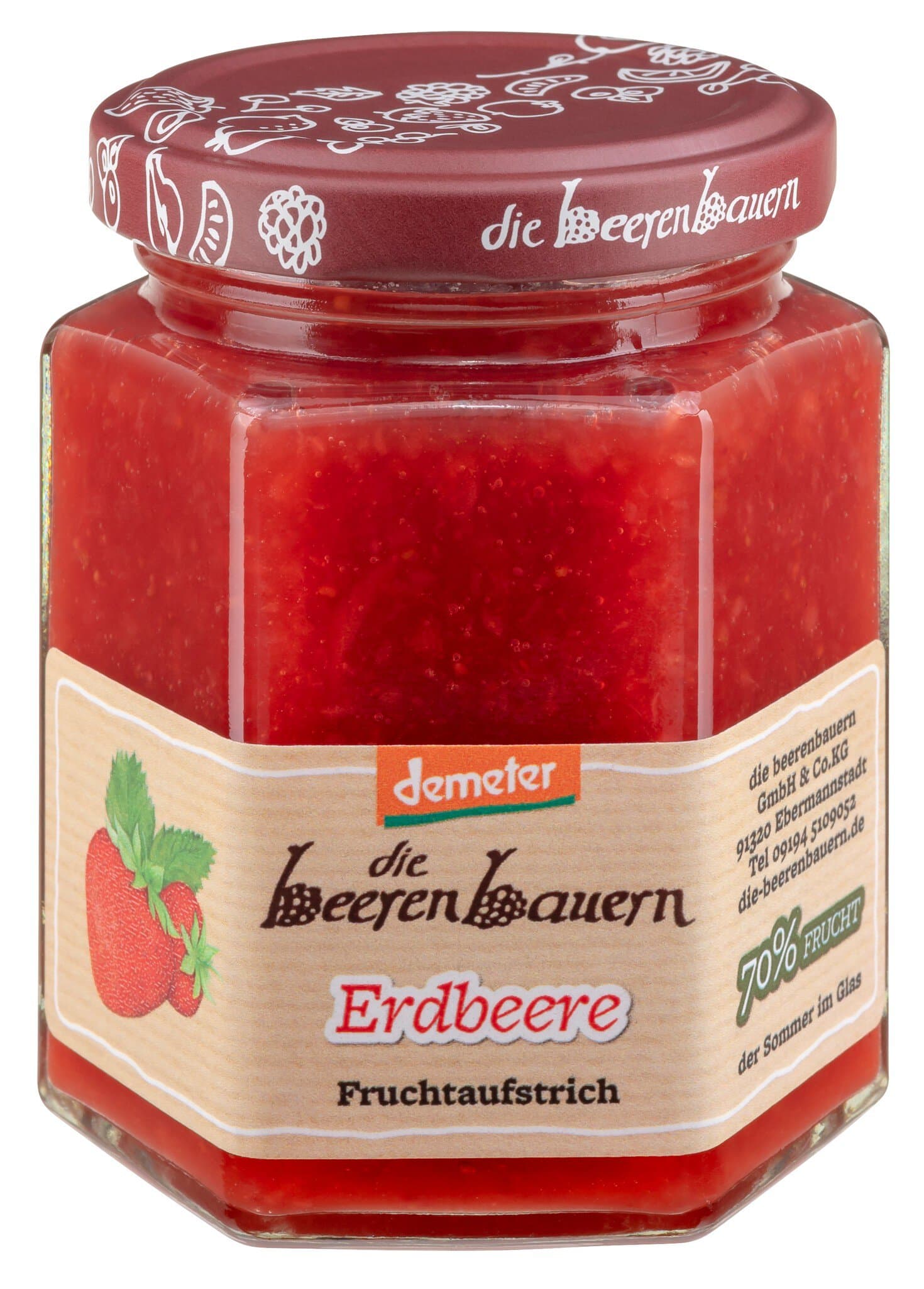 die Beerenbauern Erdbeere Fruchtaufstrich