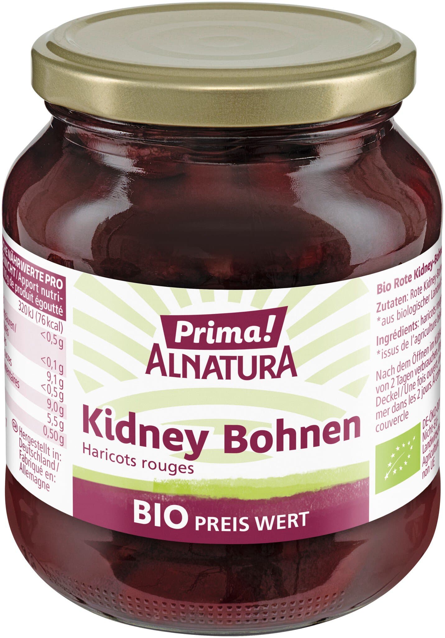 Prima! Alnatura Kidney Bohnen