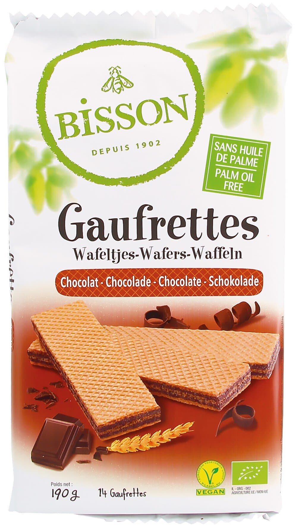 Bisson Waffeln Schokolade
