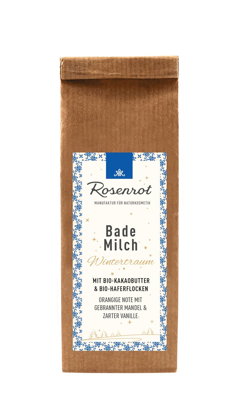 Rosenrot Bademilch Wintertraum