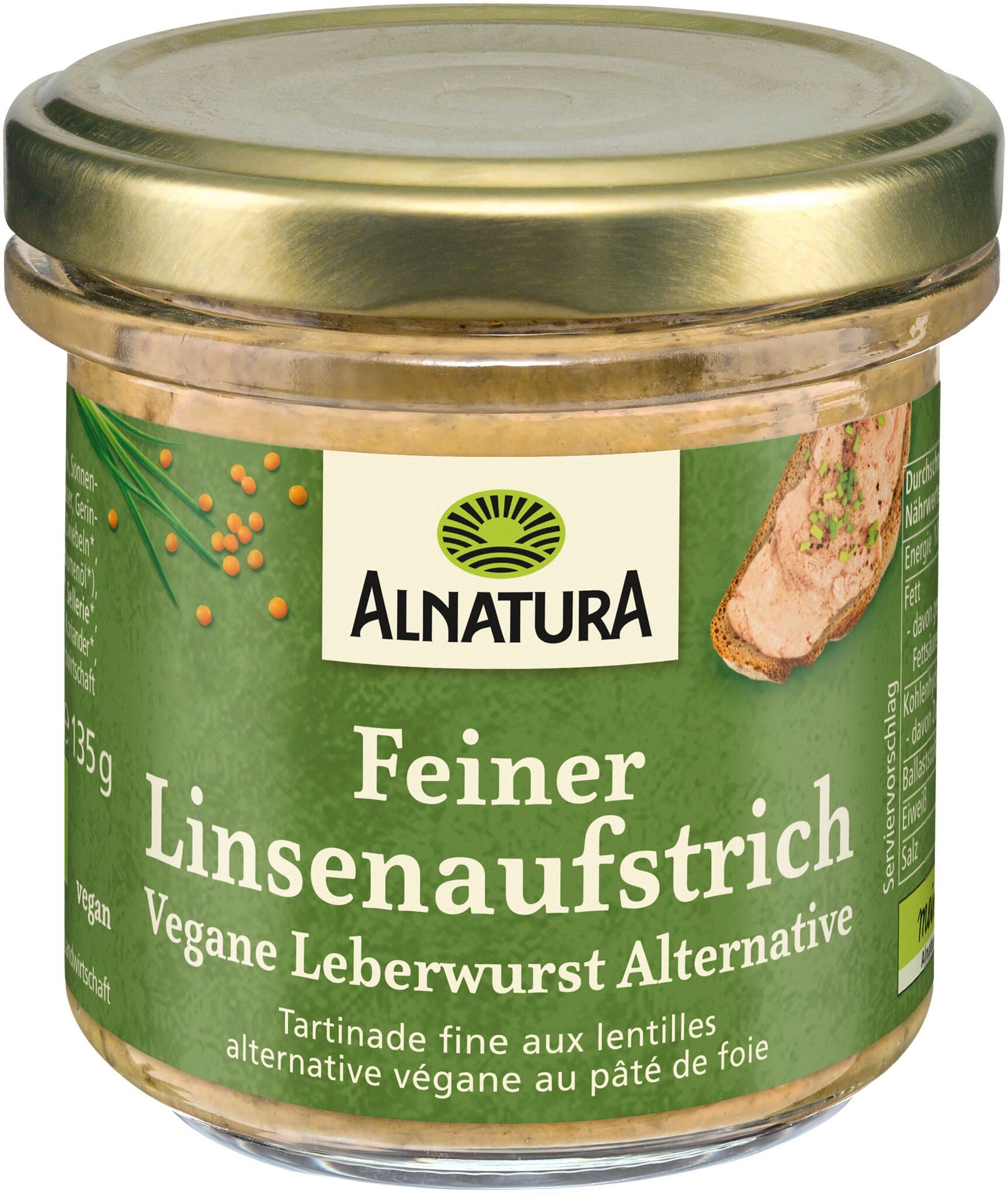 Alnatura Feiner Linsenaufstrich