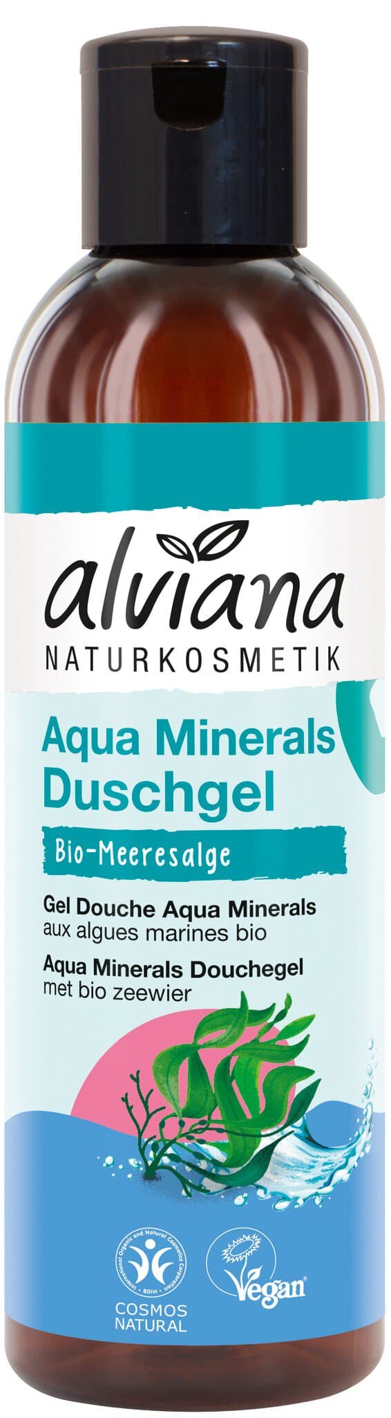 alviana Aqua Minerals Duschgel mit Bio-Meeresalge