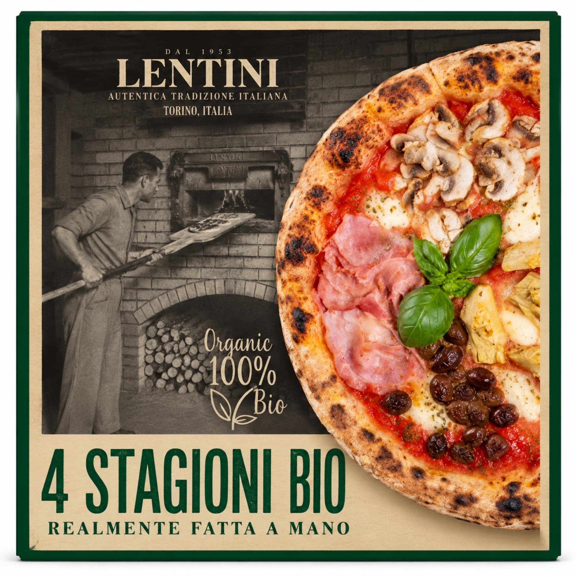 Lentini Pizza 4 Jahreszeiten