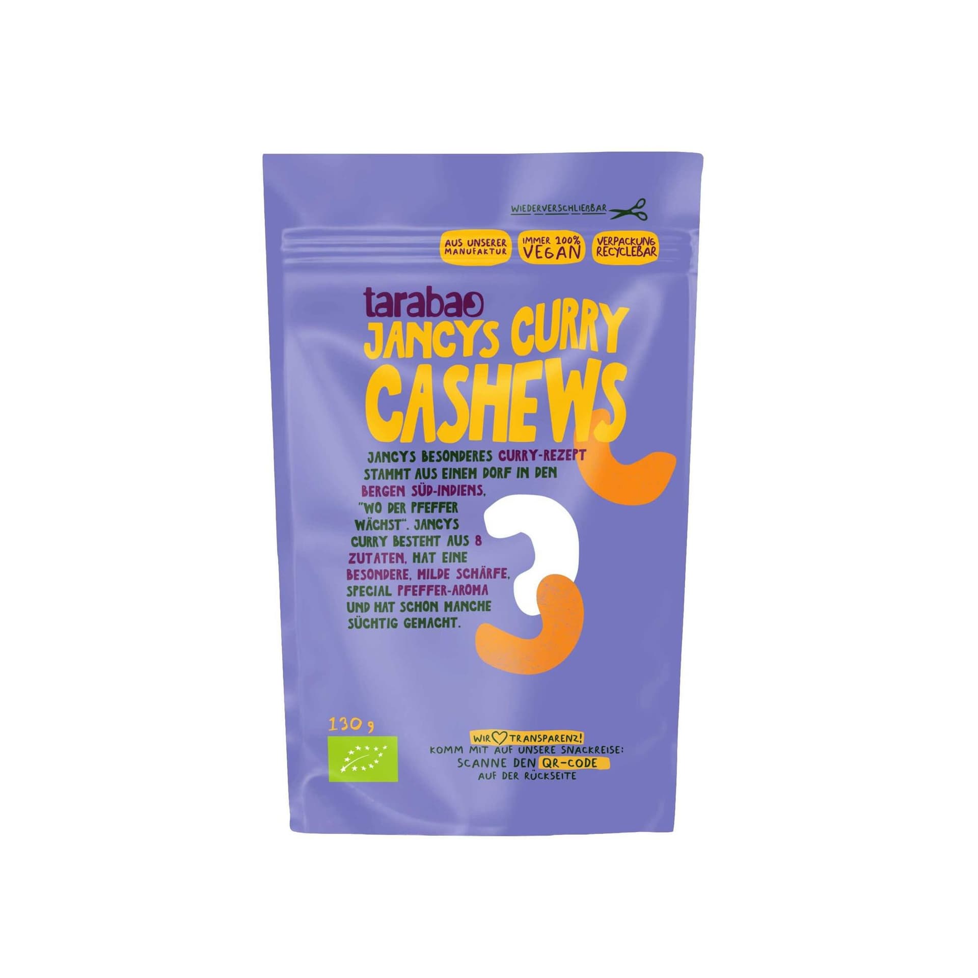 Tarabao Jancy´s Curry Cashews