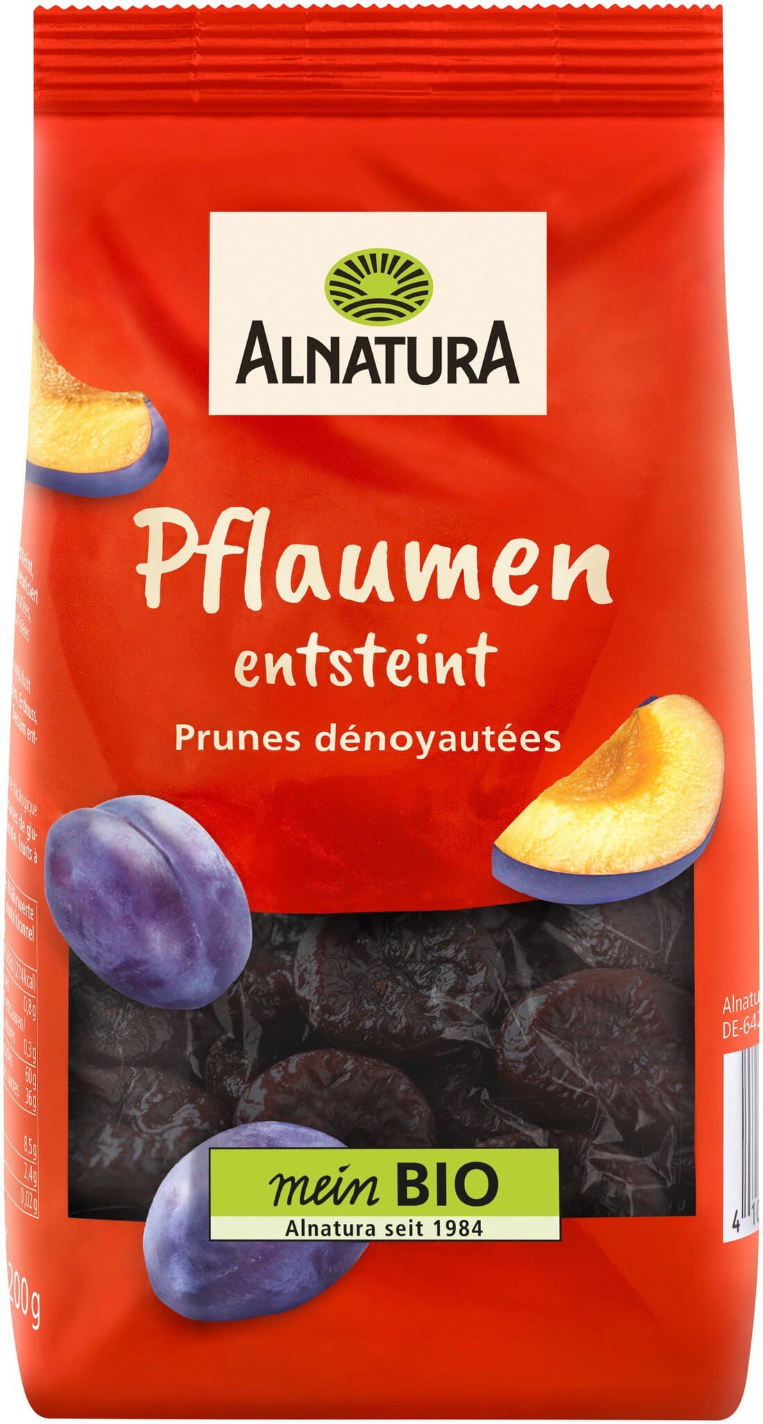 Alnatura Pflaumen entsteint