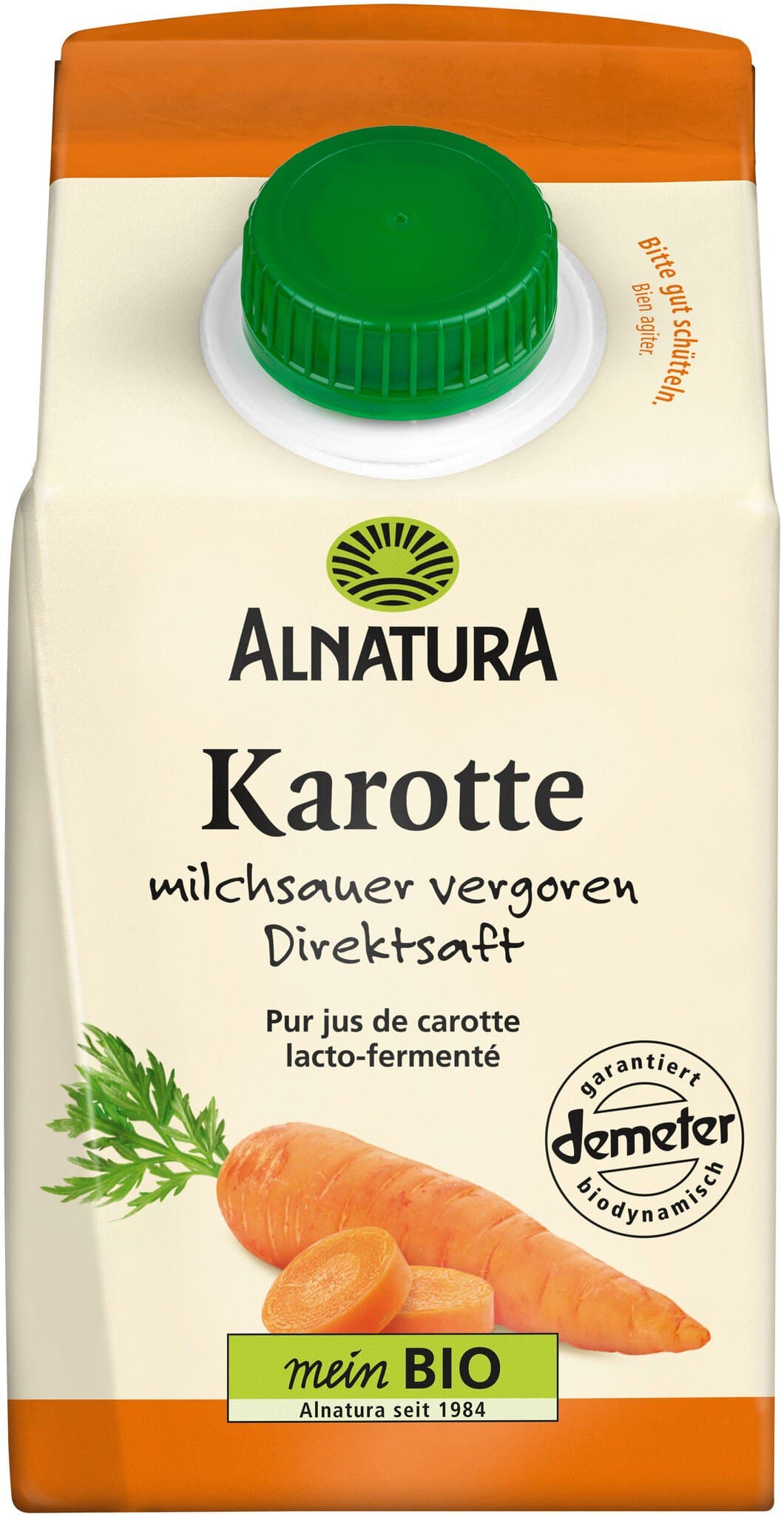 Alnatura Karotten-Direktsaft milchsauer vergoren