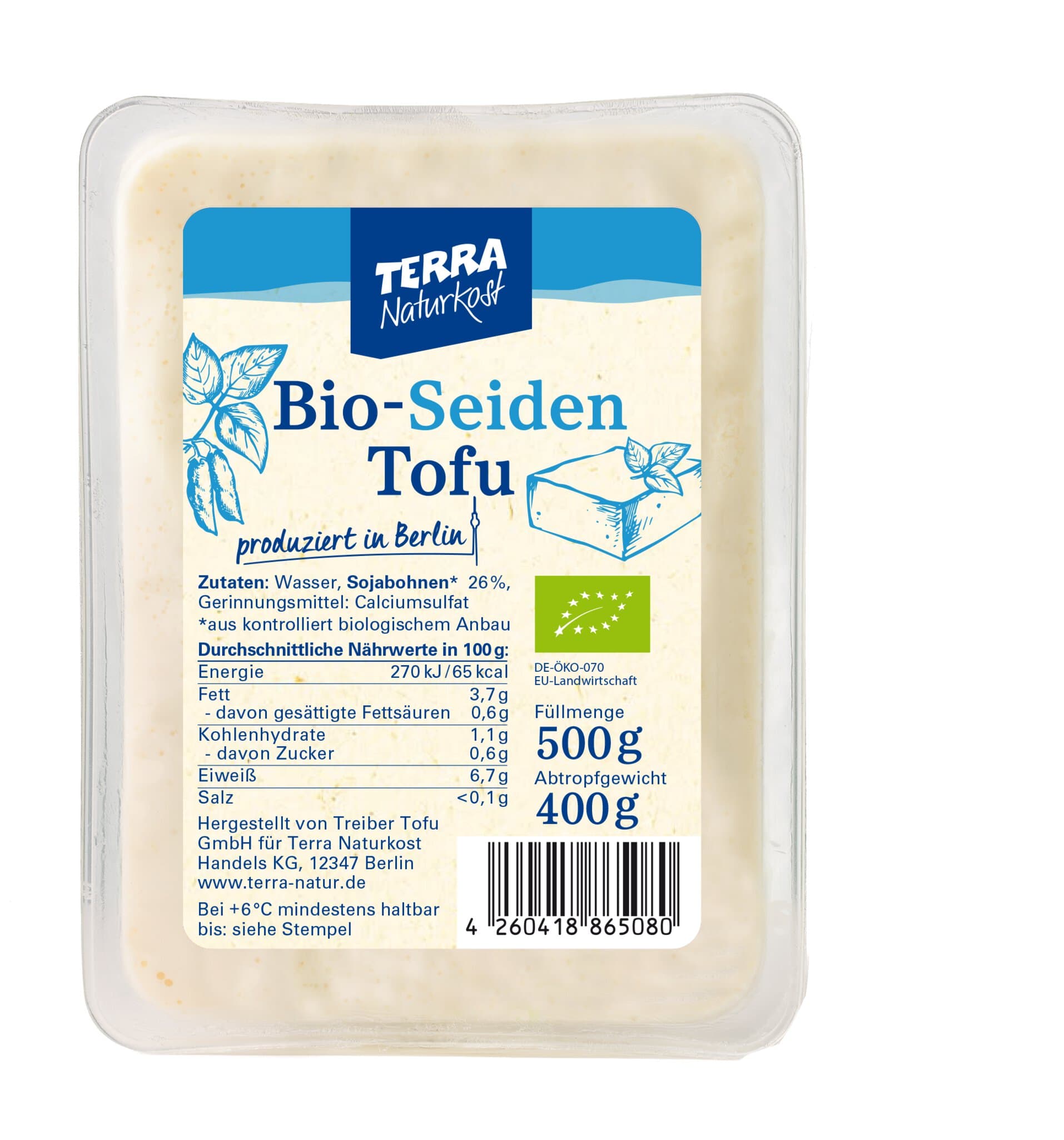 Terra Naturkost Seidentofu