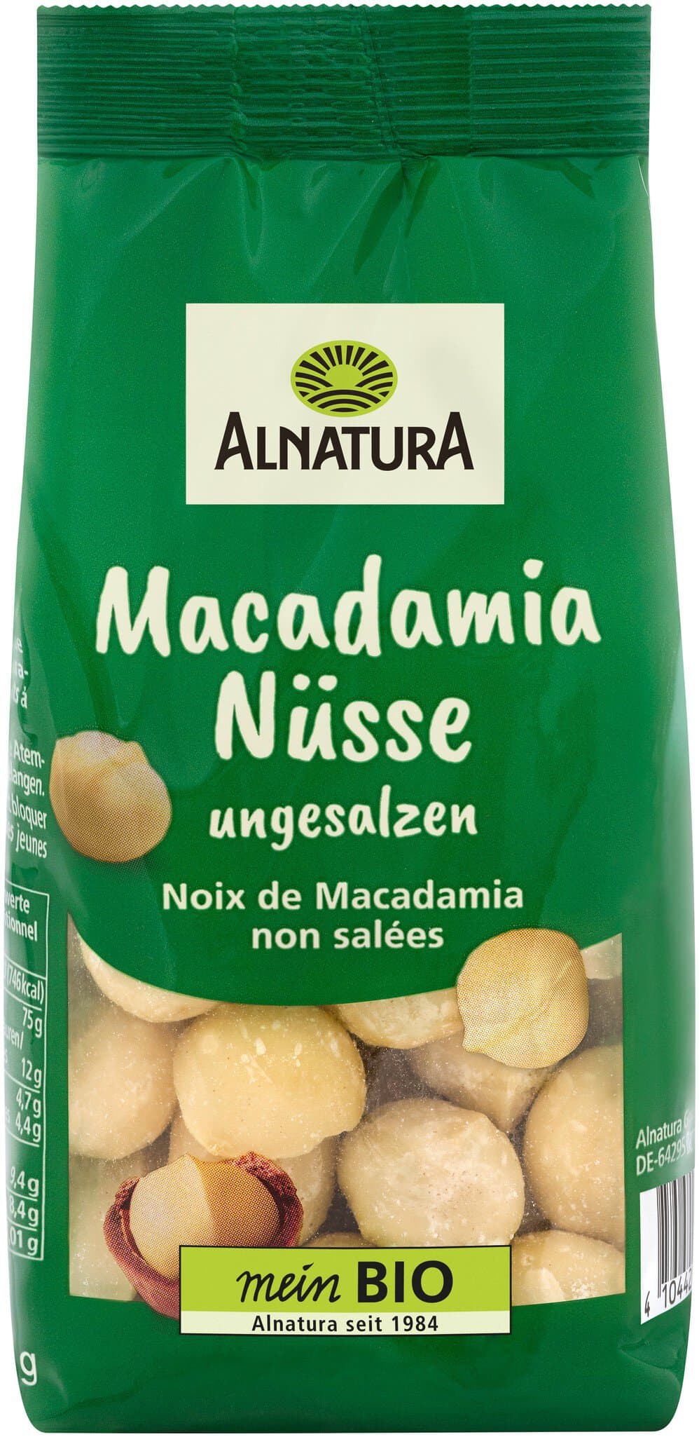 Alnatura Macadamia-Nüsse ungesalzen