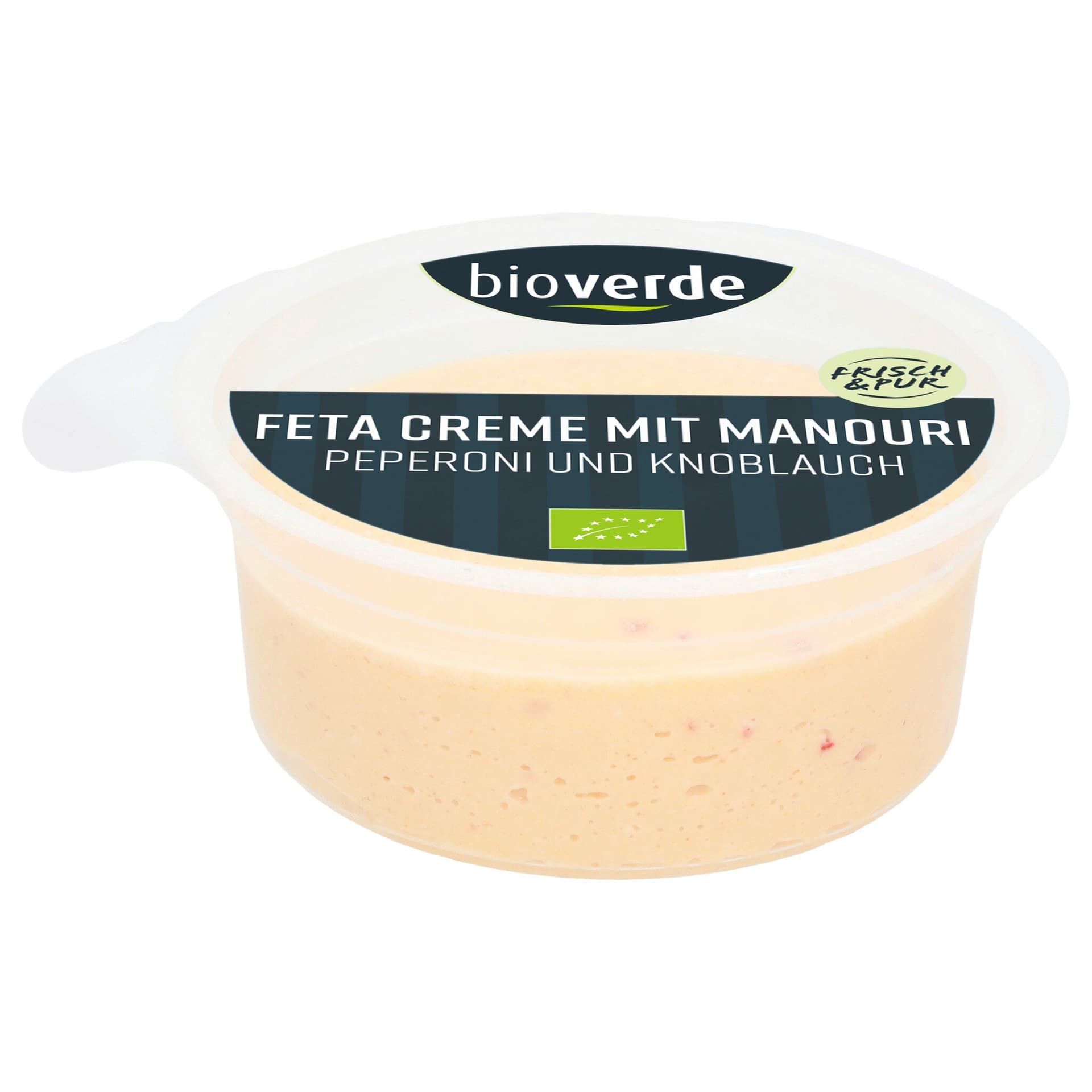 bio-verde Fetacreme Knoblauch & Peperoni