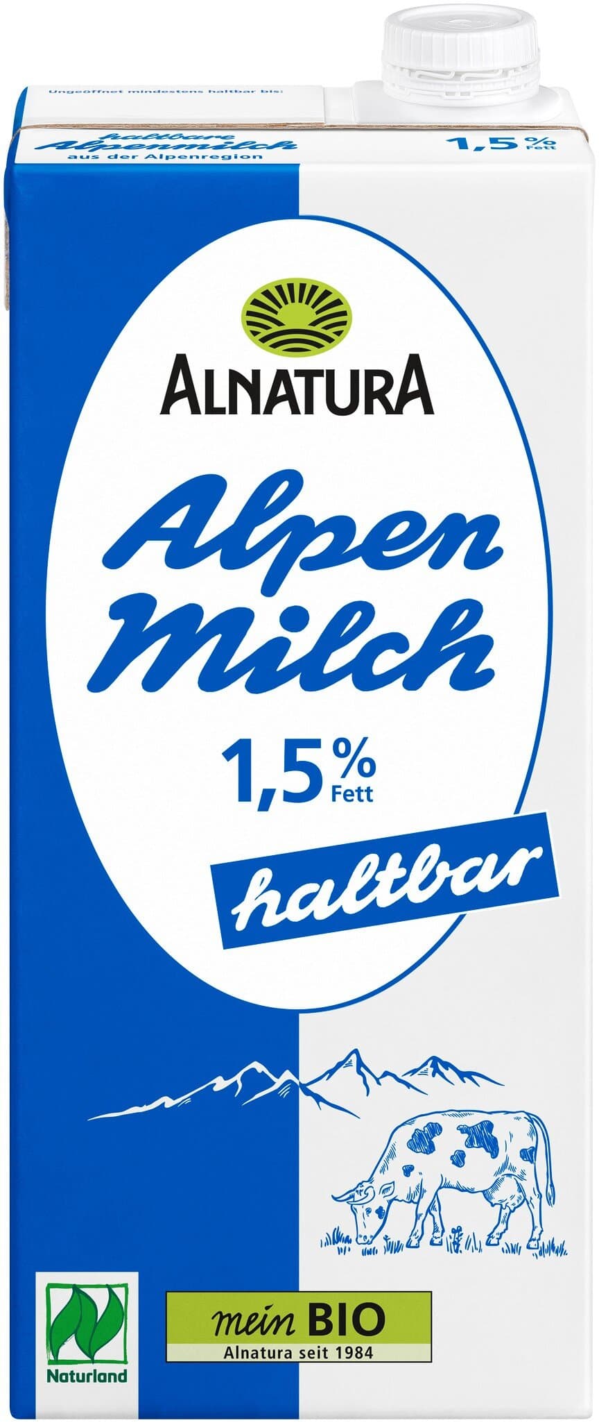 Alnatura Haltbare Alpenmilch 1,5%