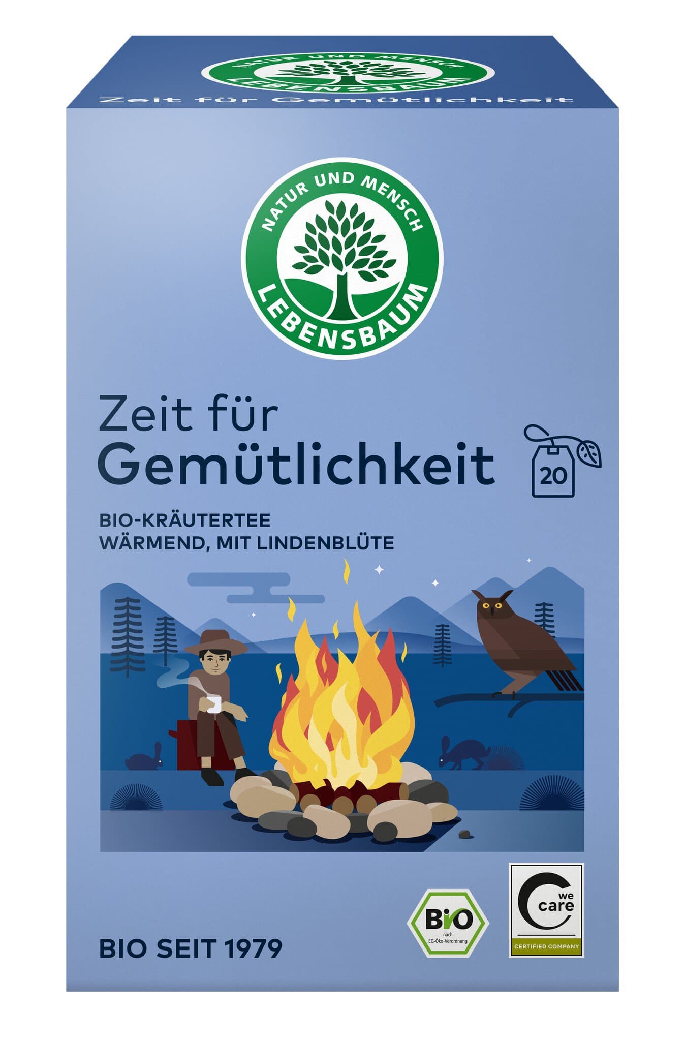 Lebensbaum Linde & Lagerfeuer Tee 20 Btl.