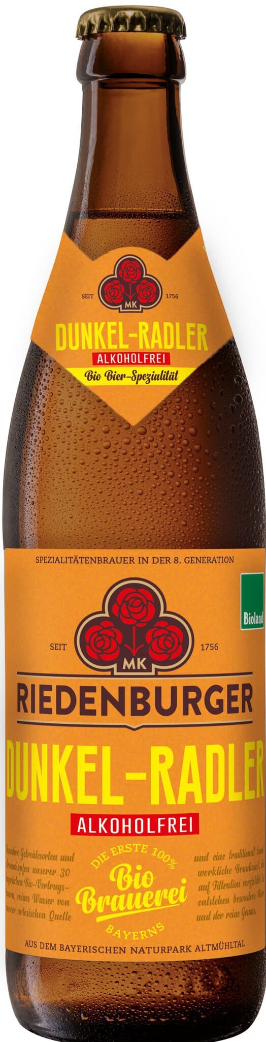 Riedenburger Dunkel Radler alkoholfrei