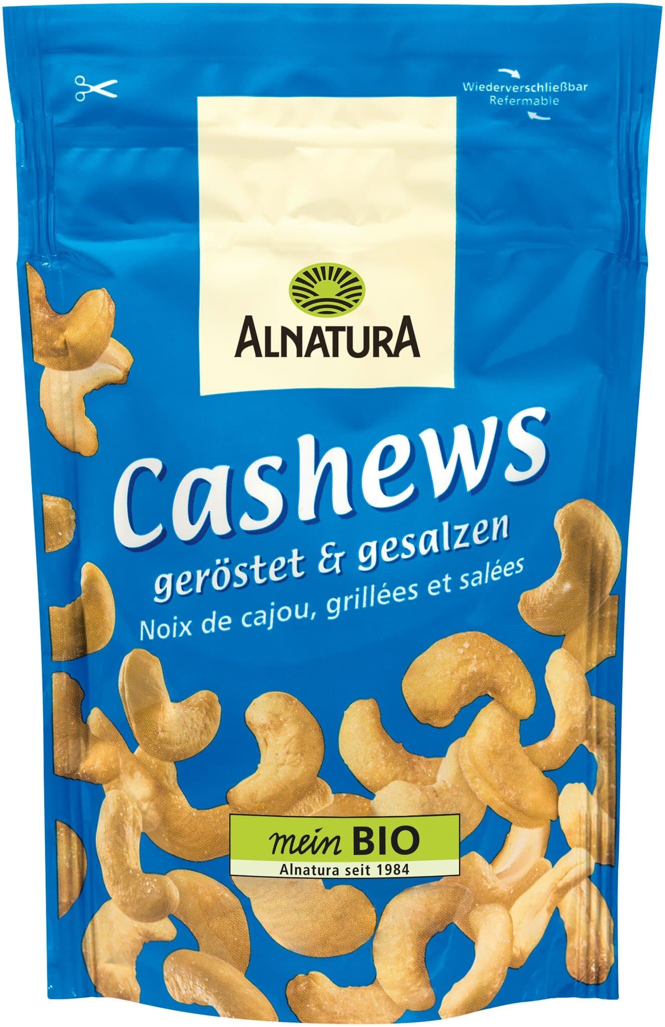Alnatura Cashews geröstet und gesalzen