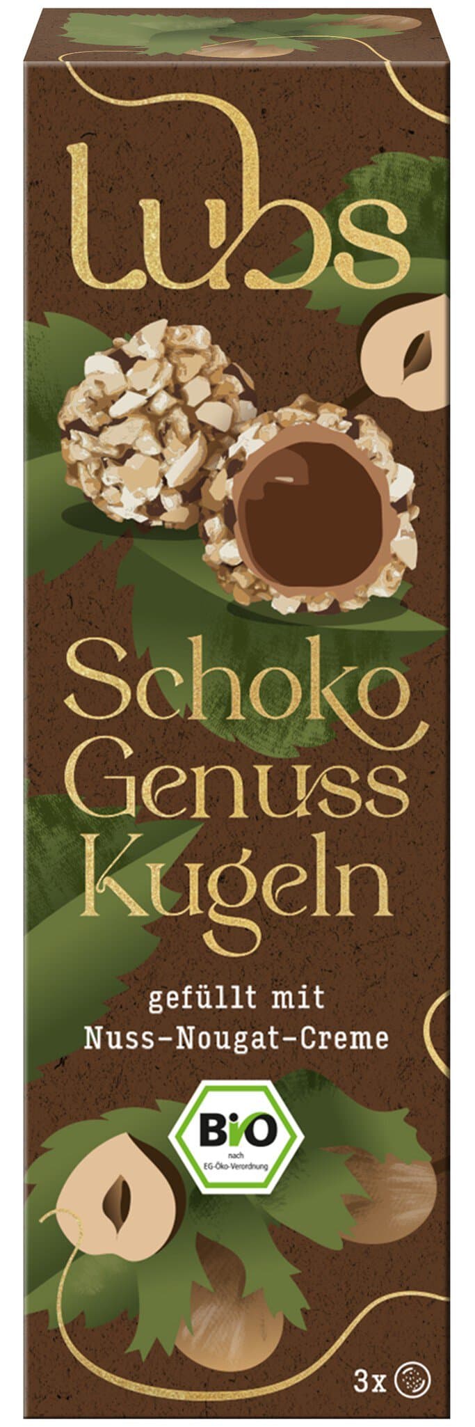 Lubs Schoko Kugeln mit Nuss-Nougat-Creme