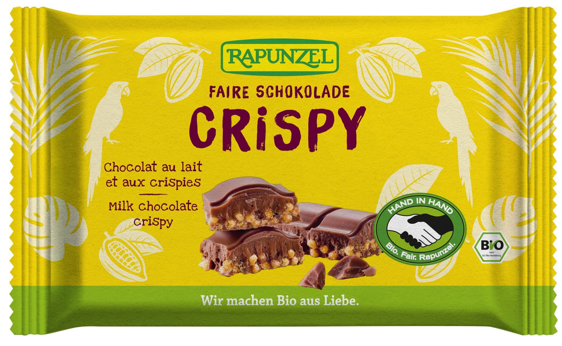 Rapunzel Vollmilchschokolade Crispy