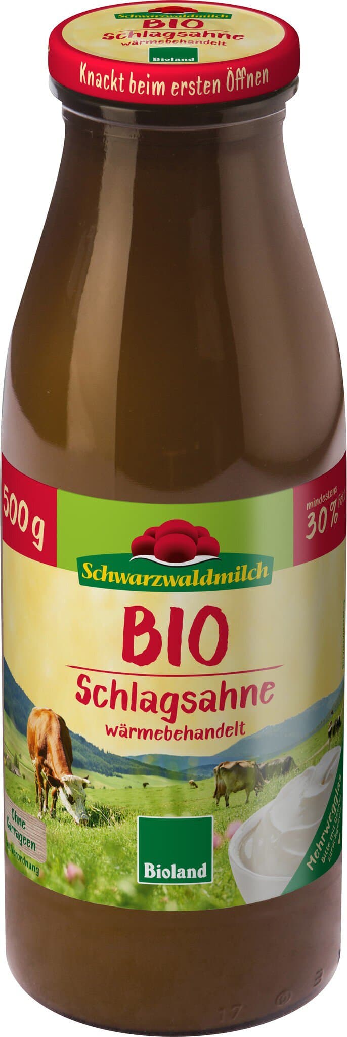 Schwarzwaldmilch Schlagsahne im Glas