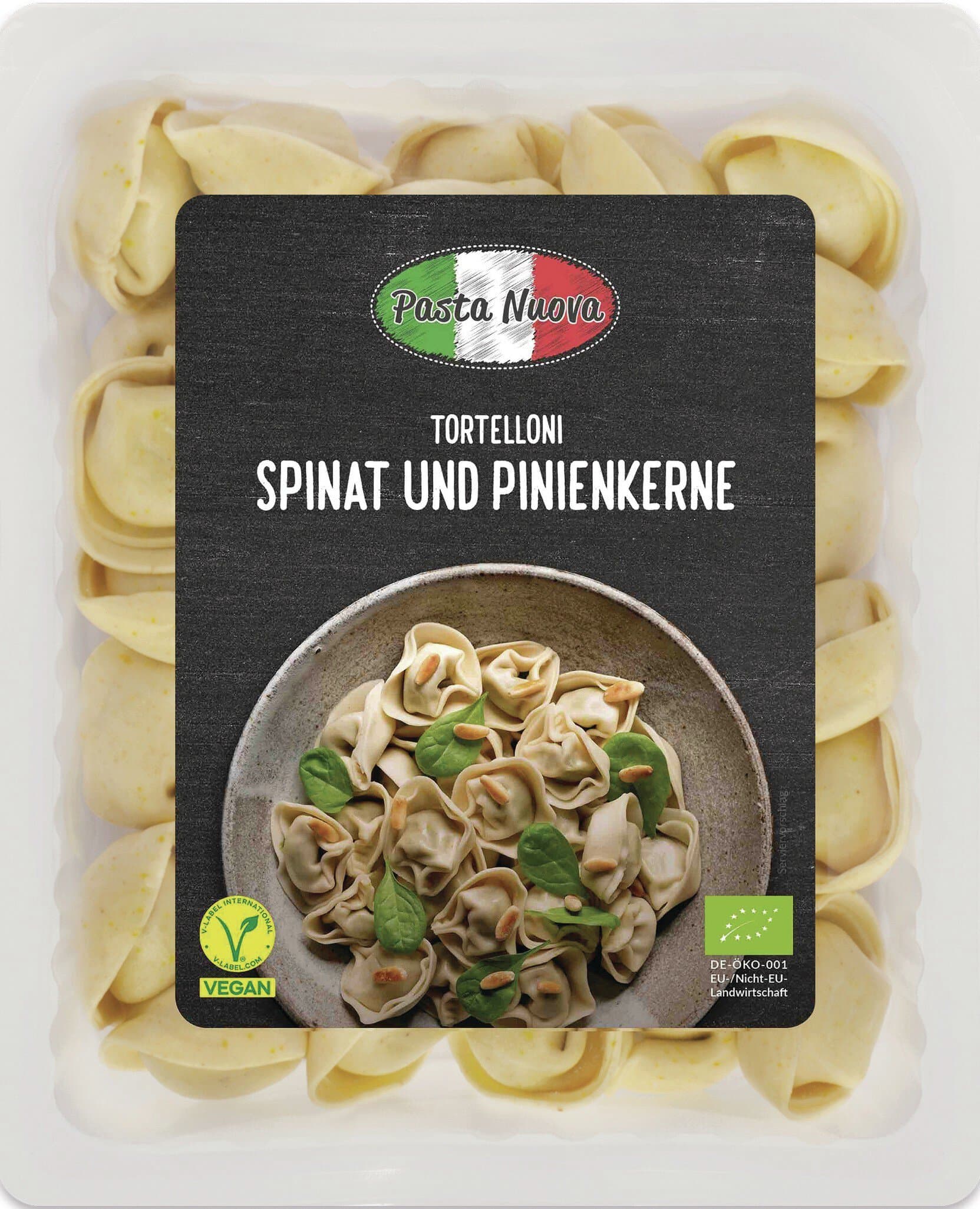 Pasta Nuova Tortelloni Spinat und Pinienkerne
