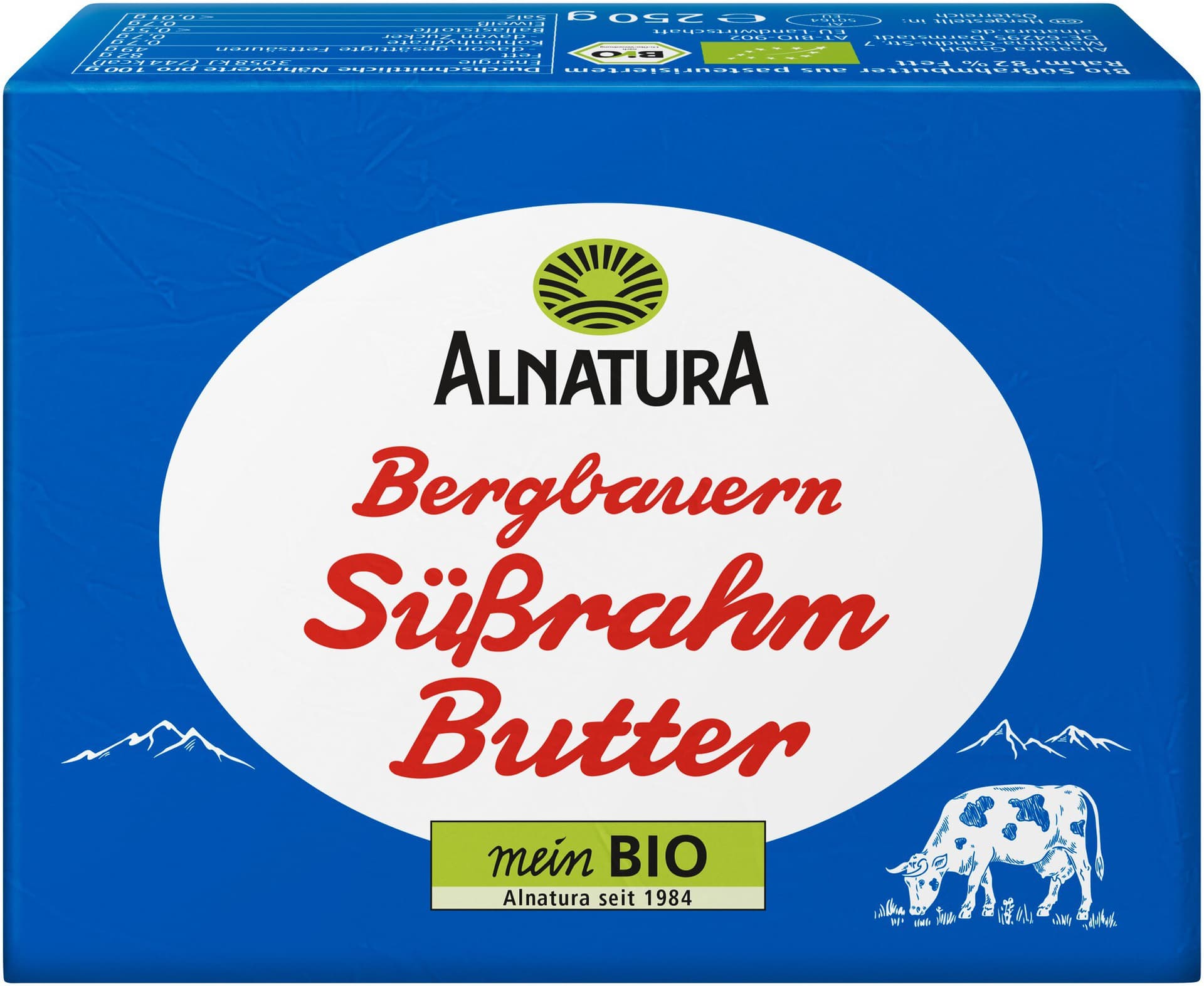 Alnatura Bergbauern Süßrahmbutter