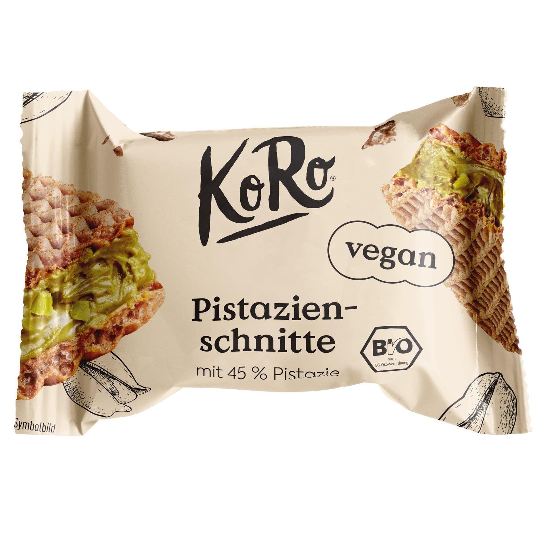 Koro Vegane Pistazienschnitte