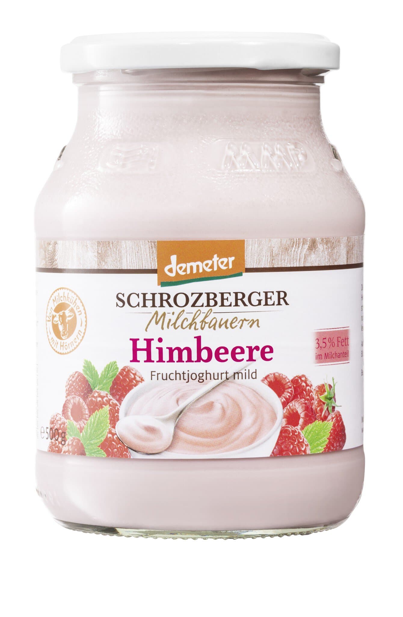 Schrozberger Milchbauern Joghurt Himbeere 3,5% 500g