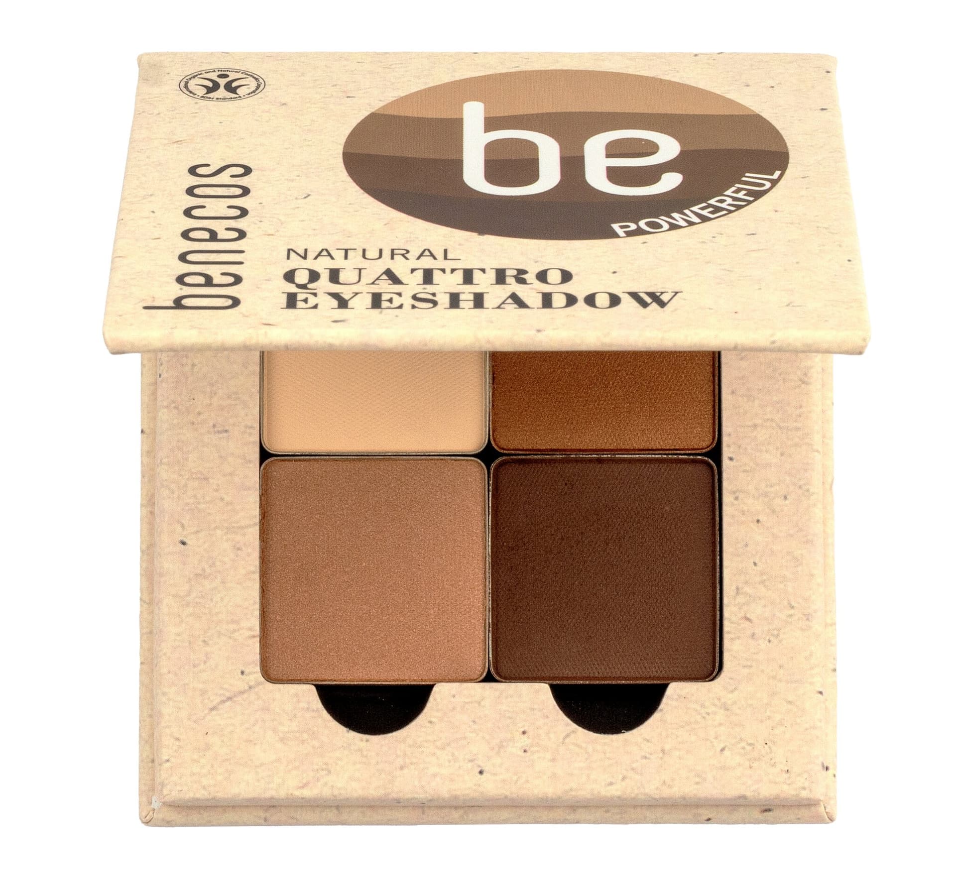 Benecos Quattro Eyeshadow Coffee & cream