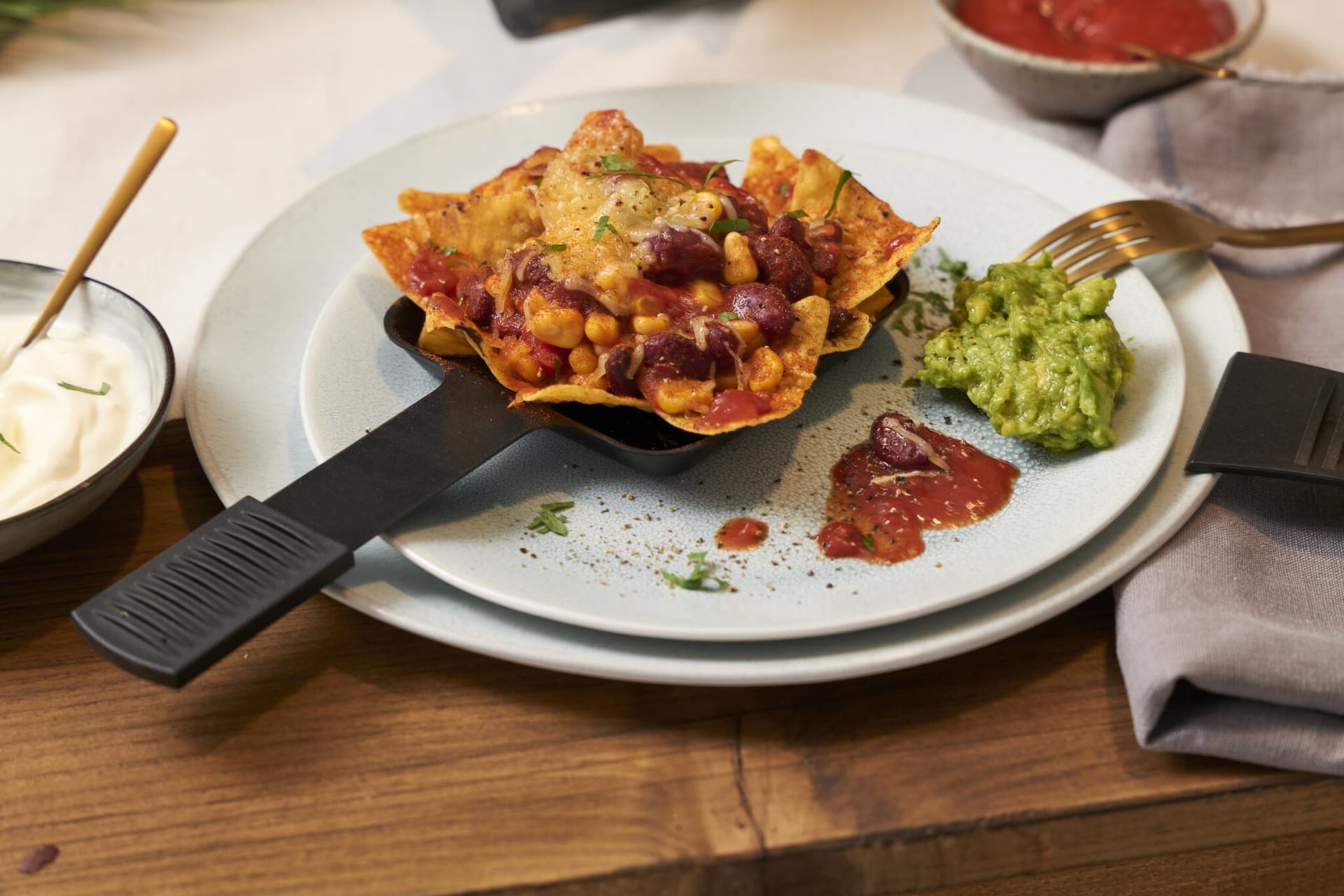 Nacho-Raclettepfännchen