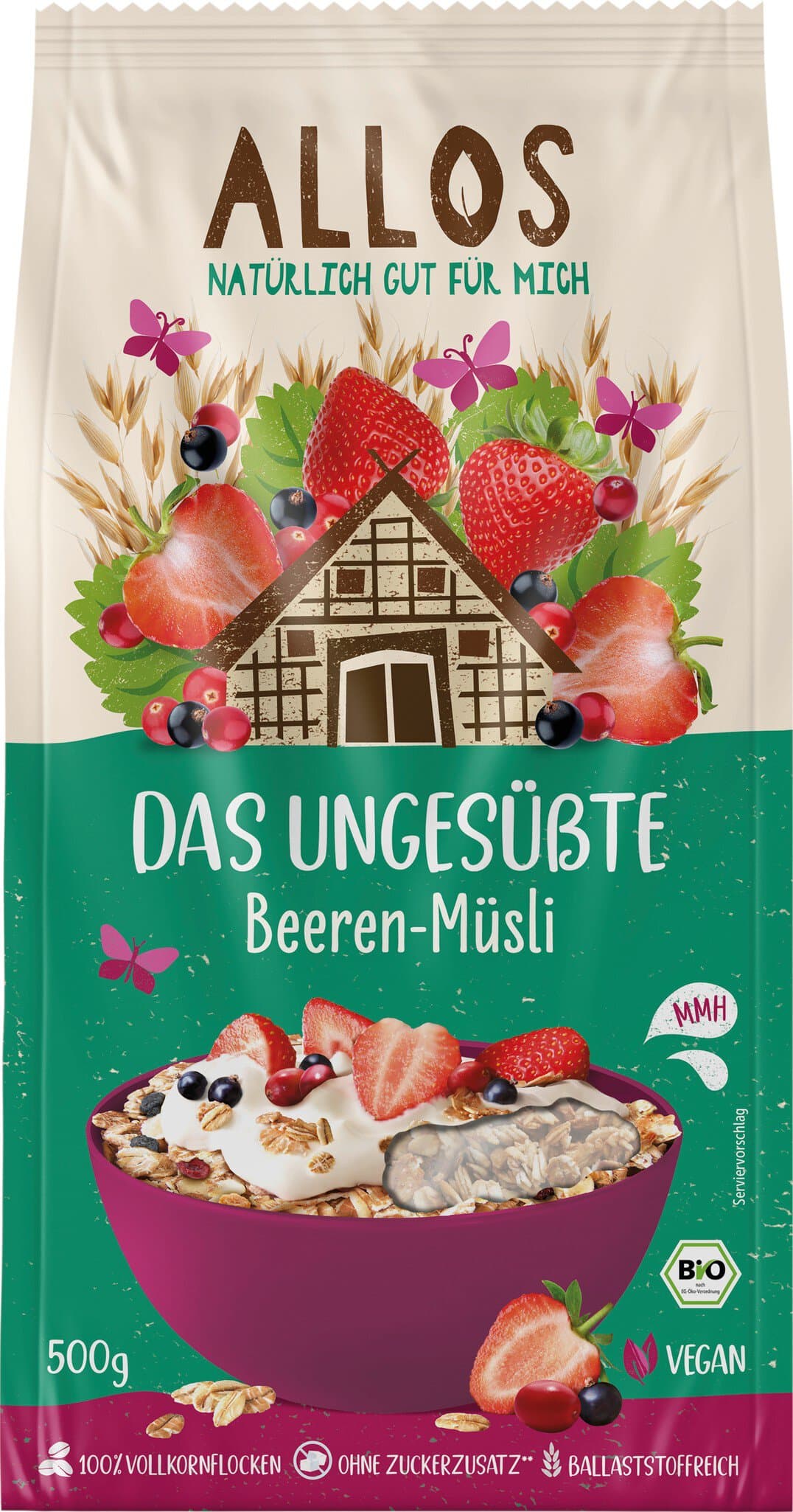 Allos Das ungesüßte Beeren-Müsli