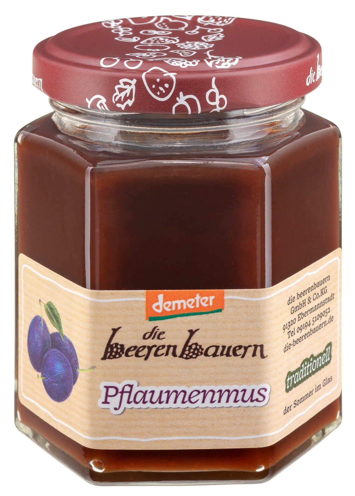 die Beerenbauern Pflaumenmus demeter