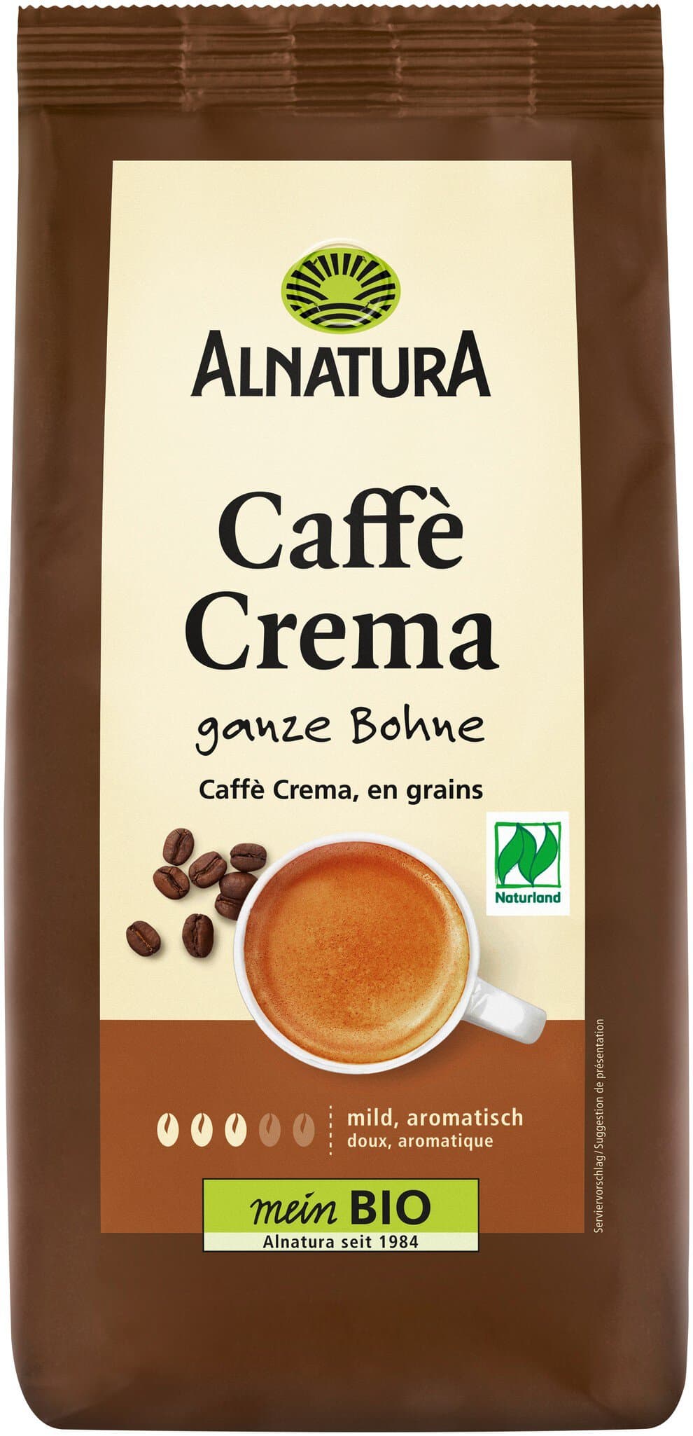 Alnatura Caffè Crema ganze Bohne