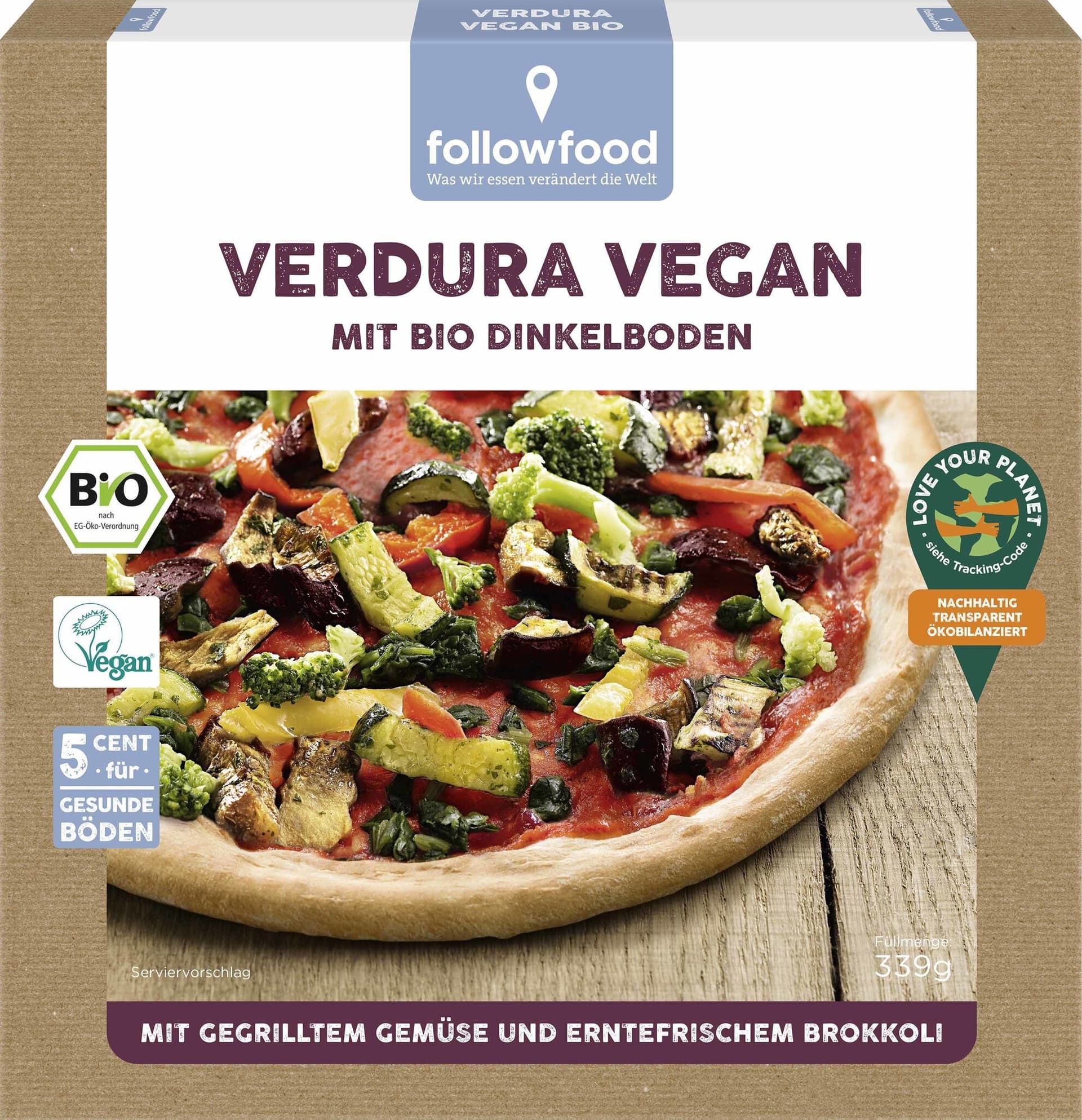 FollowFood Pizza Verdura Bio Vegan (TK)
