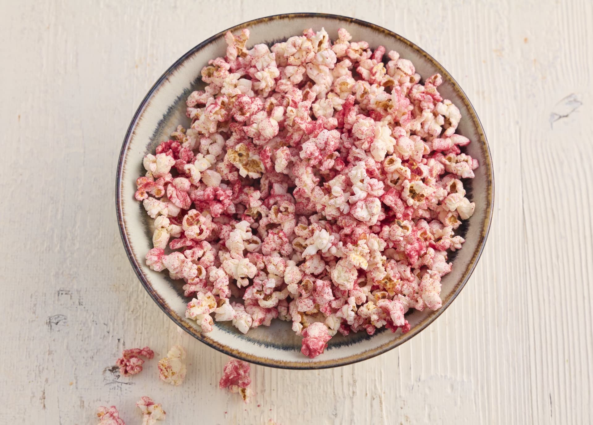 Himbeer-Popcorn