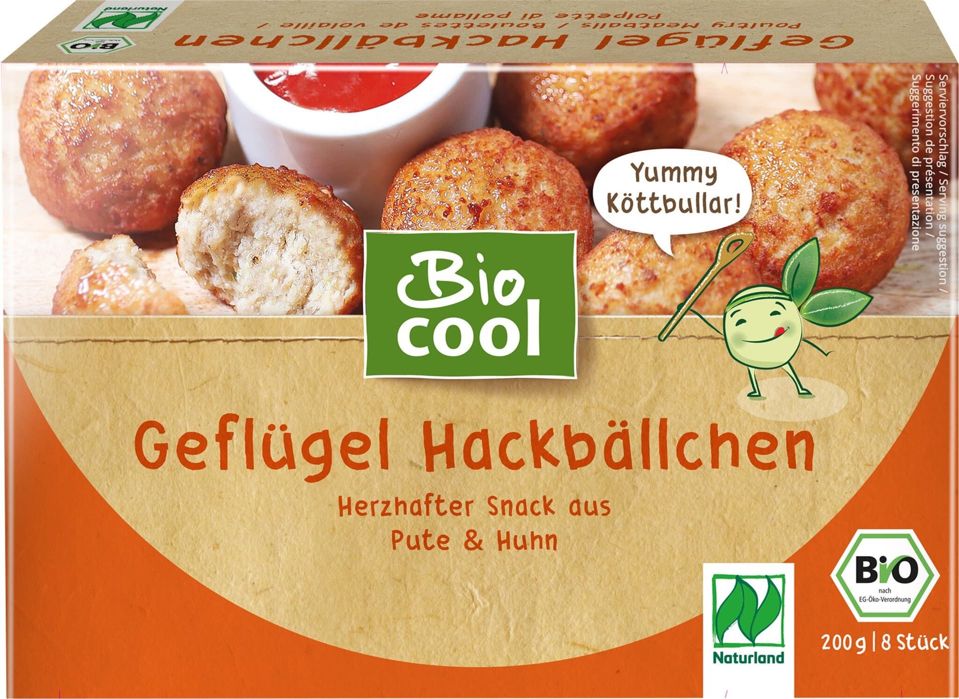Bio cool Geflügel Hackbällchen (TK)