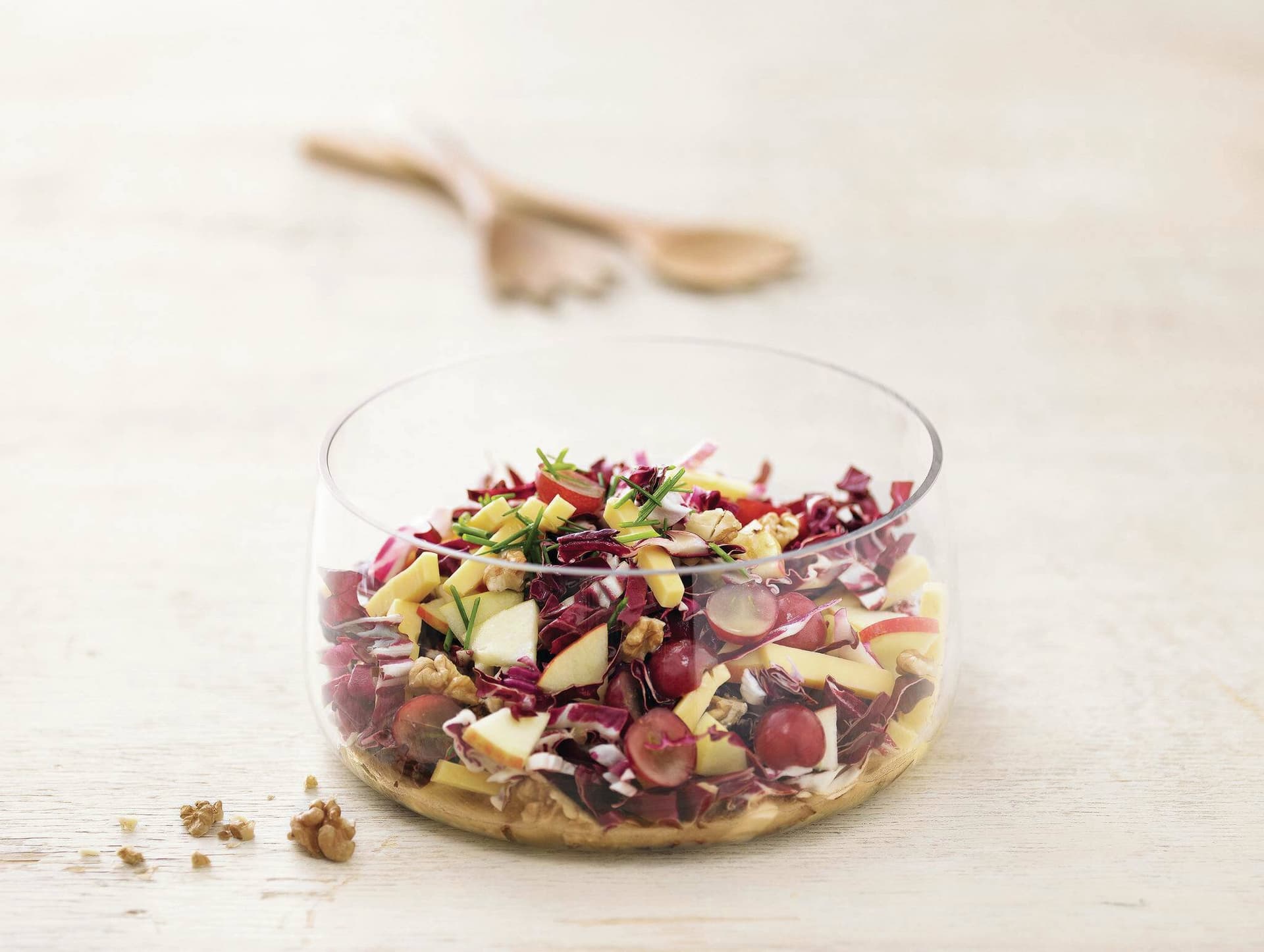 Käsesalat mit Trauben