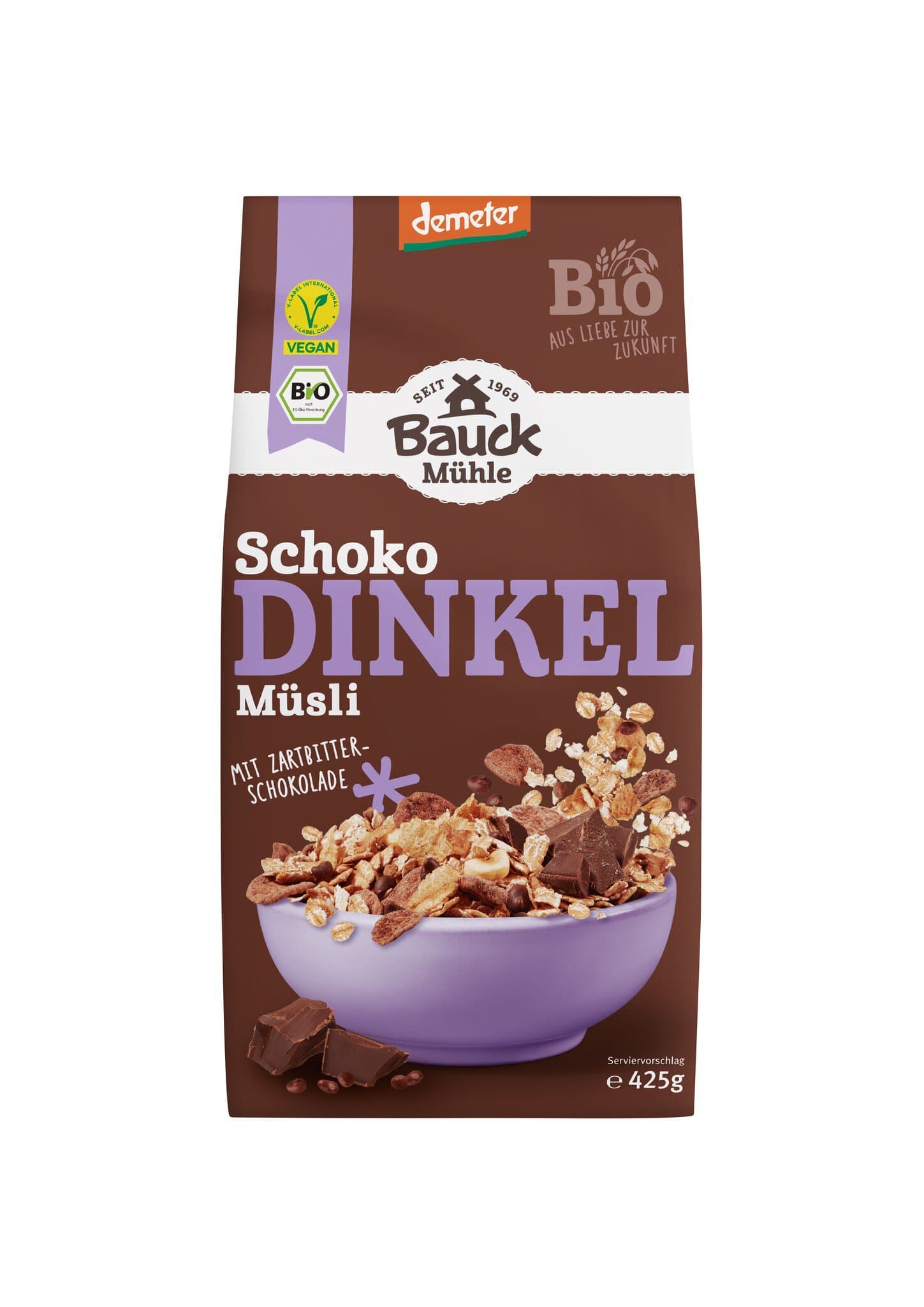 Bauckmühle Dinkel Müsli Schoko