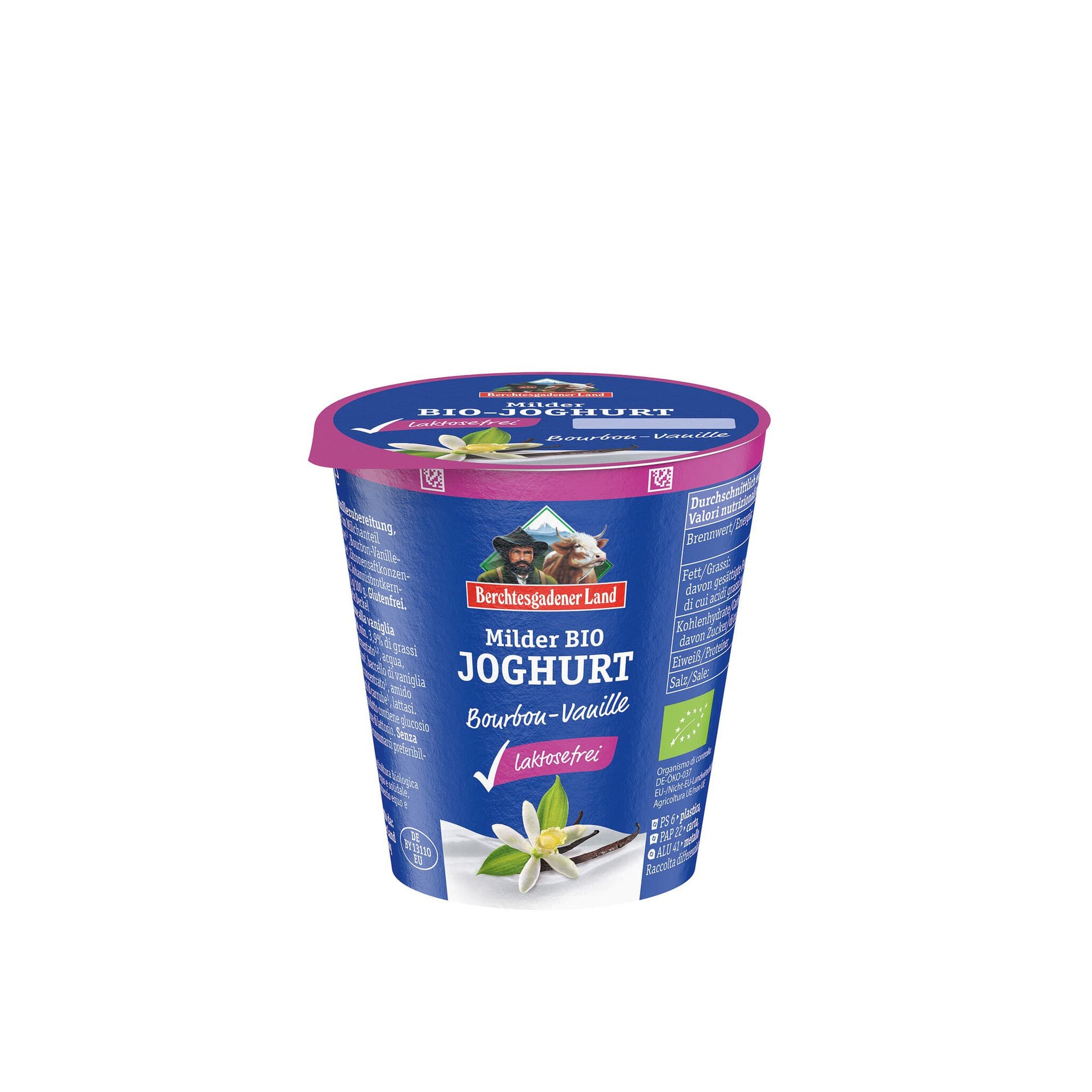 Berchtesgadener Land Bioghurt laktosefrei Vanille