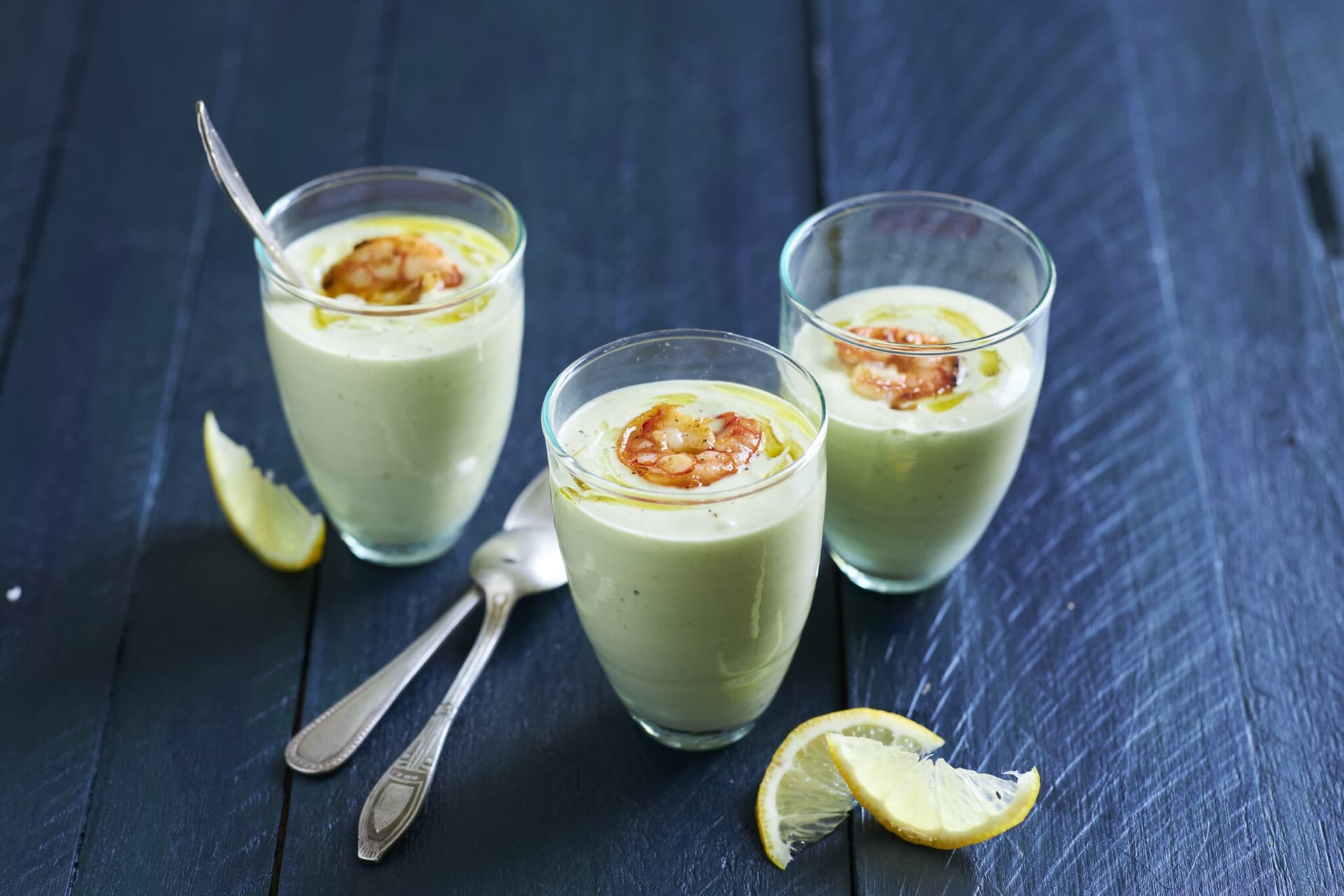 Geeiste Avocadocremesuppe