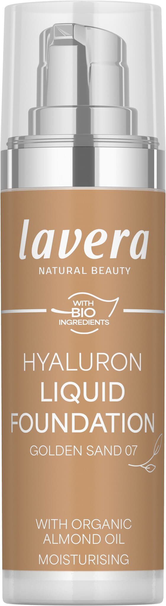 Lavera Hyaluron Liquid Foundation Golden Sand 07